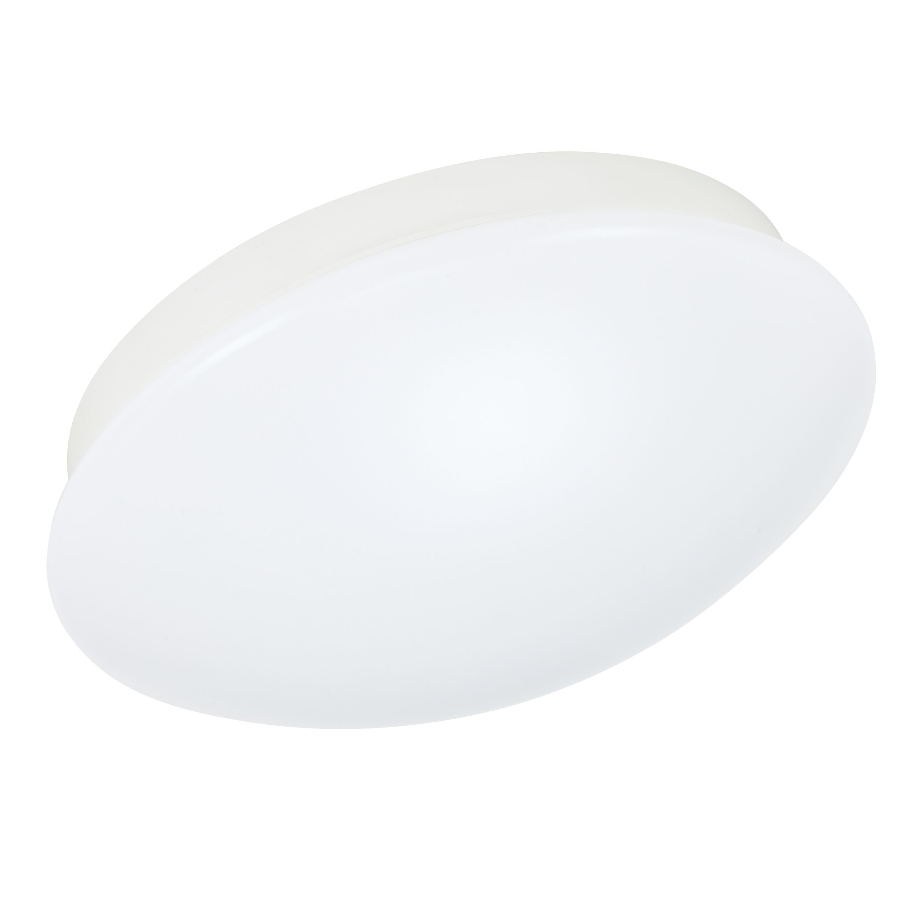 Briloner Leuchten LED Deckenleuchte 3255-016, LED fest verbaut, Warmweiß,  Badezimmer, IP44, weiß, 29 cm