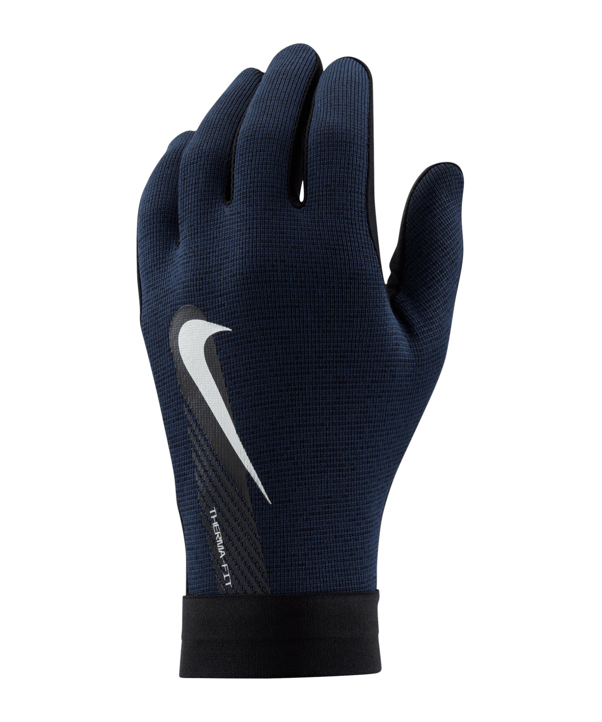 Nike Feldspielerhandschuhe Spielerhandschuh Kids Academy schwarzblau Therma-FIT