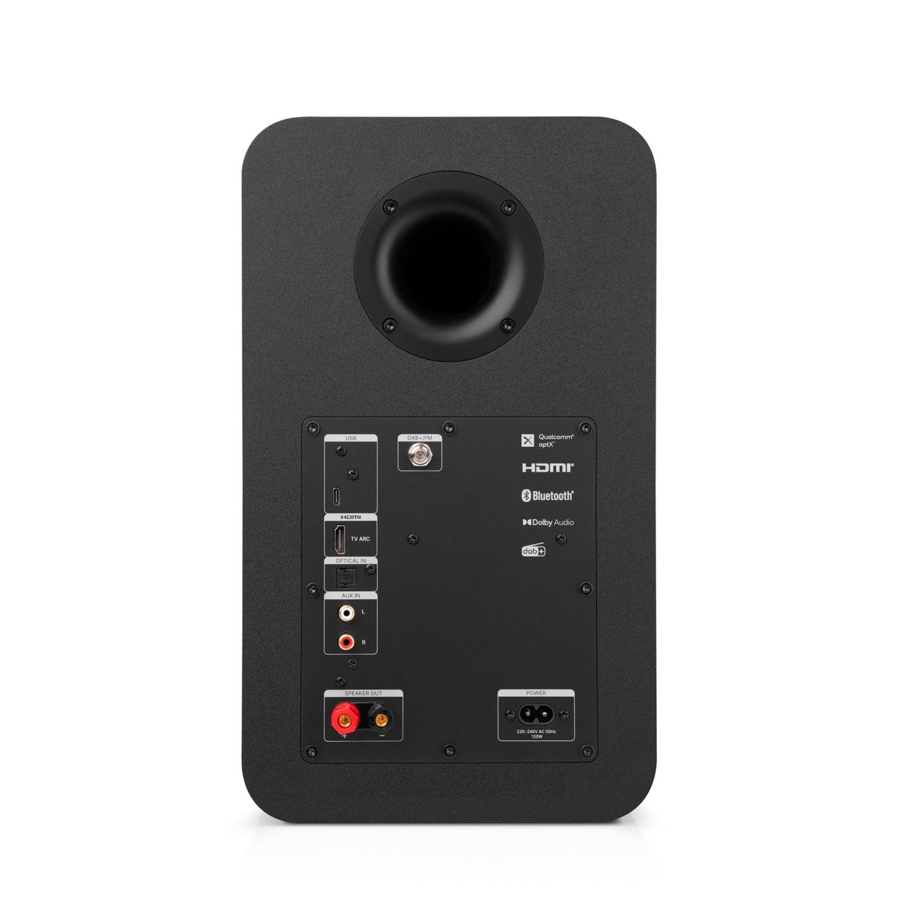 Teufel ULTIMA 25 AKTIV Wireless Lautsprecher (Bluetooth, HDMI, 100 W, DAB+, FM Radio)