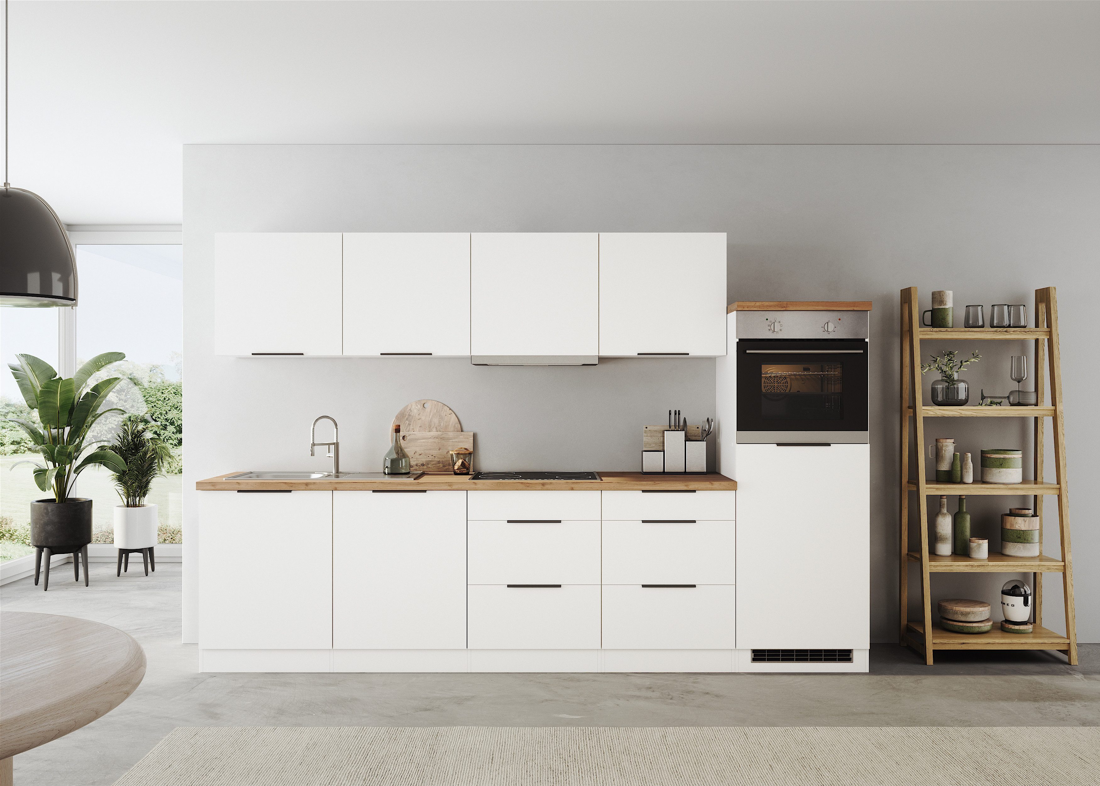 KOCHSTATION Küchenzeile KS-Lagos2, Breite 300 cm, günstig online kaufen