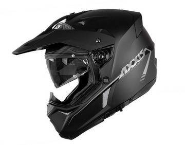 Axxis Motorradhelm AXXIS Wolf Crosshelm, Integralhelm, Visier Wechselbar, Schild Abnehmbar, Integrierte Sonnenblende, PinLock, volle ECE Prüfung