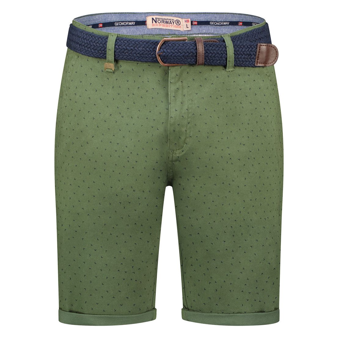 Geographical Norway Chinos Chino Shorts kurze Hose Bermuda Knielang Stoff b günstig online kaufen