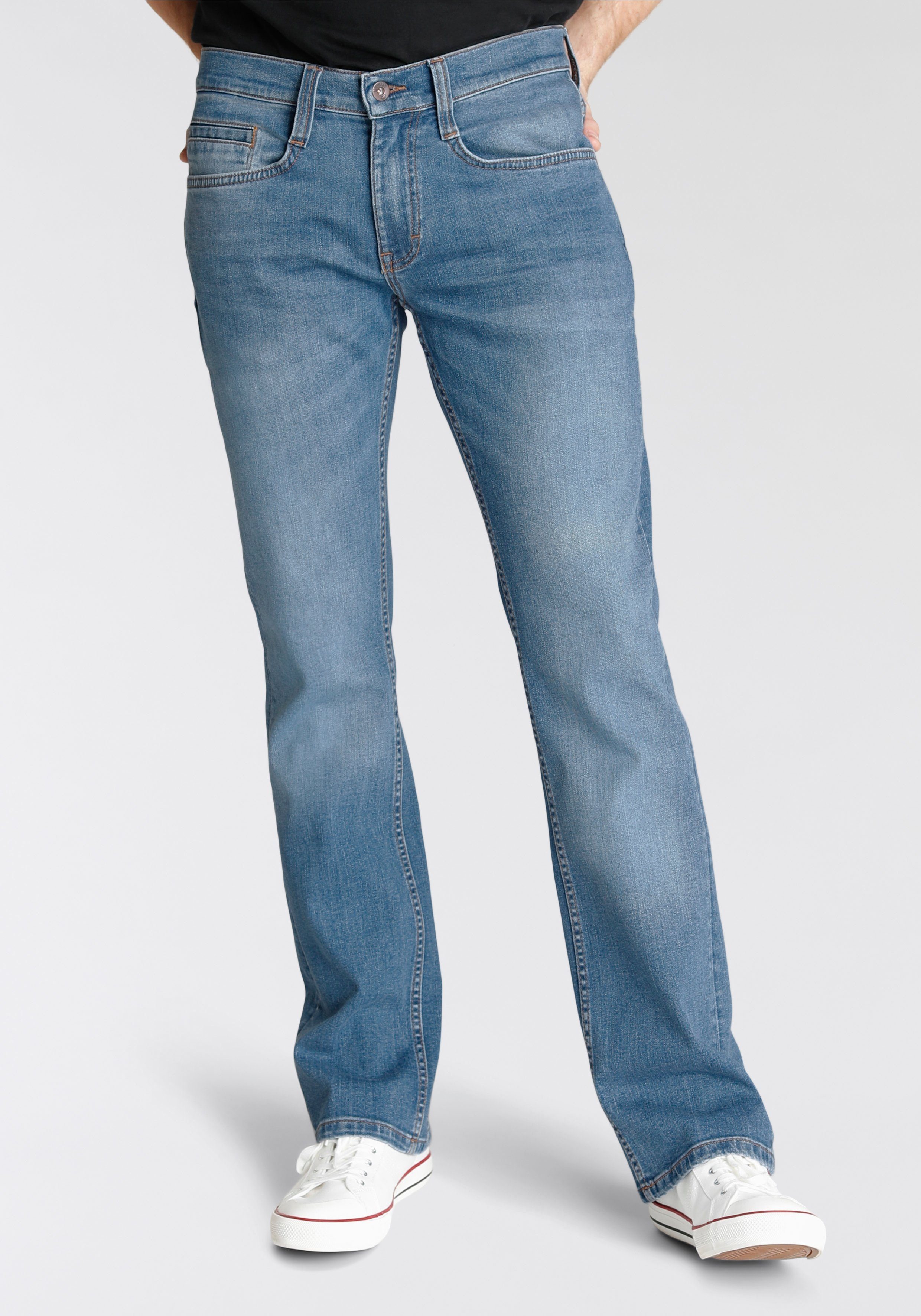 MUSTANG medium blue OREGON BOOTCUT STYLE Bootcut-Jeans