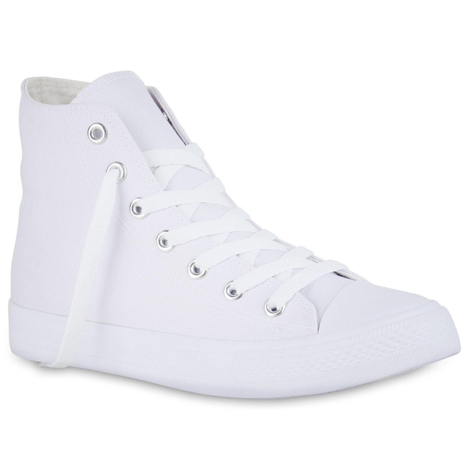 VAN HILL 826092 Sneaker Herren Sneaker High Canvas Turnschuhe Schnürer Frei günstig online kaufen