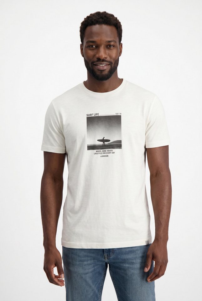 LERROS Kurzarmshirt Sommershirt mit Print