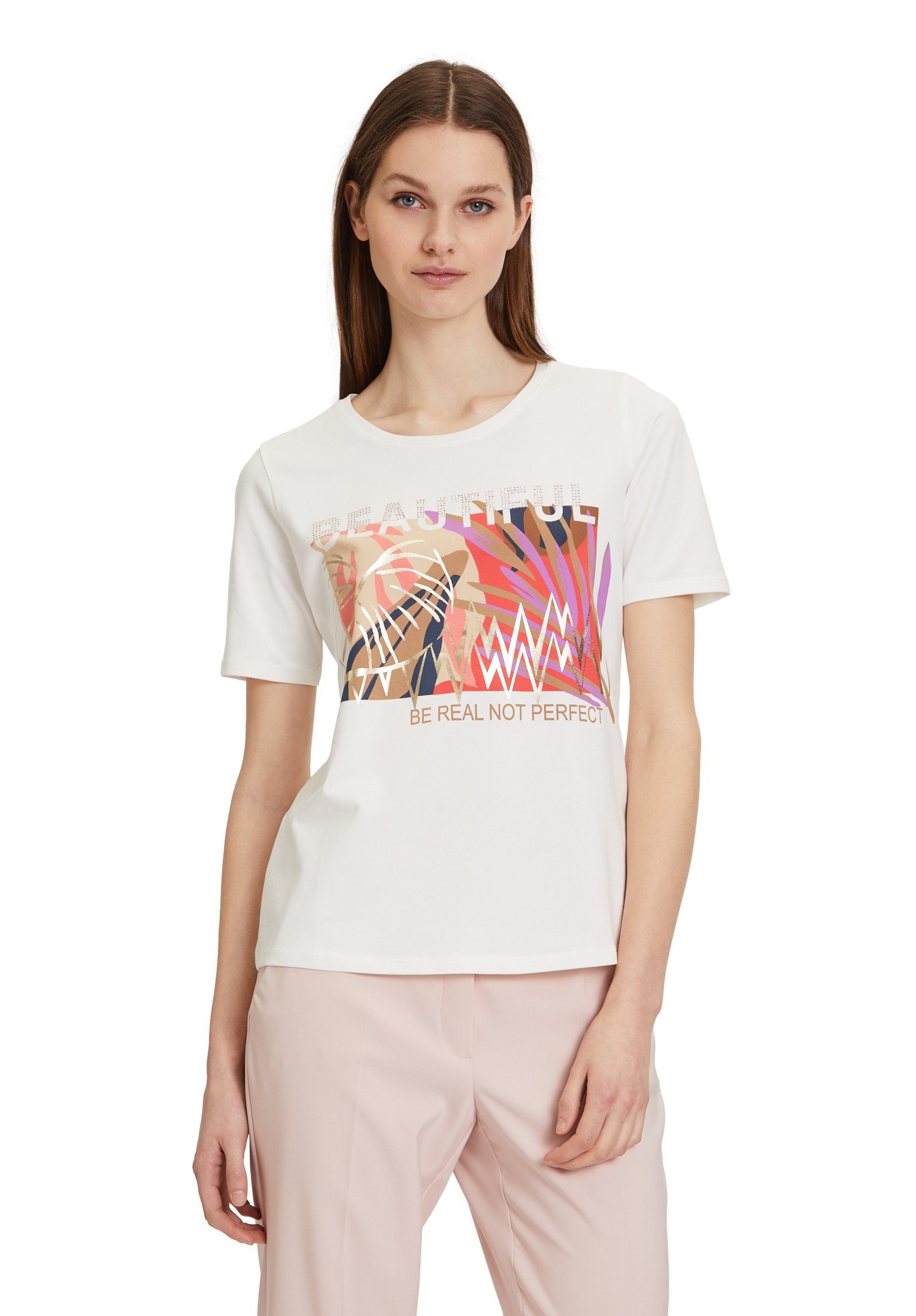 Betty Barclay T-Shirt mit Placement (1-tlg) Glitzersteine