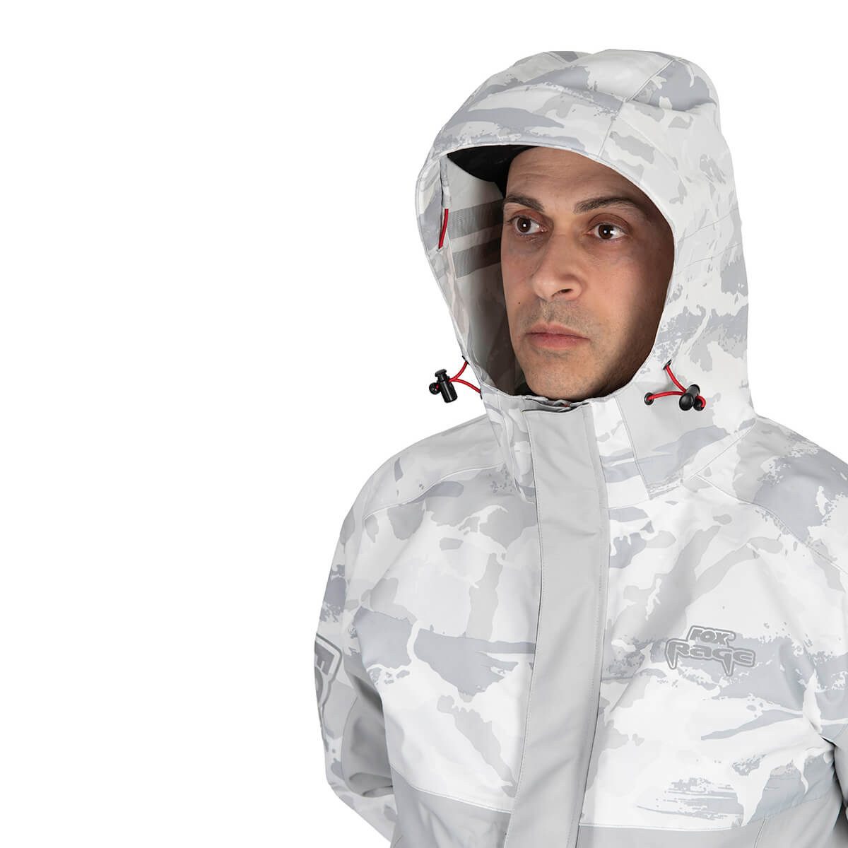 Fox Rage Regenjacke Fox Rage RS Triple Regenjacke Light Camo Wasserdicht Hellgrau Herren