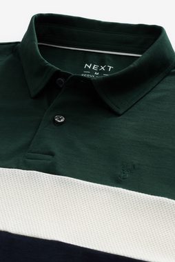 Next Poloshirt Poloshirt mit breitem Bruststreifen (1-tlg)