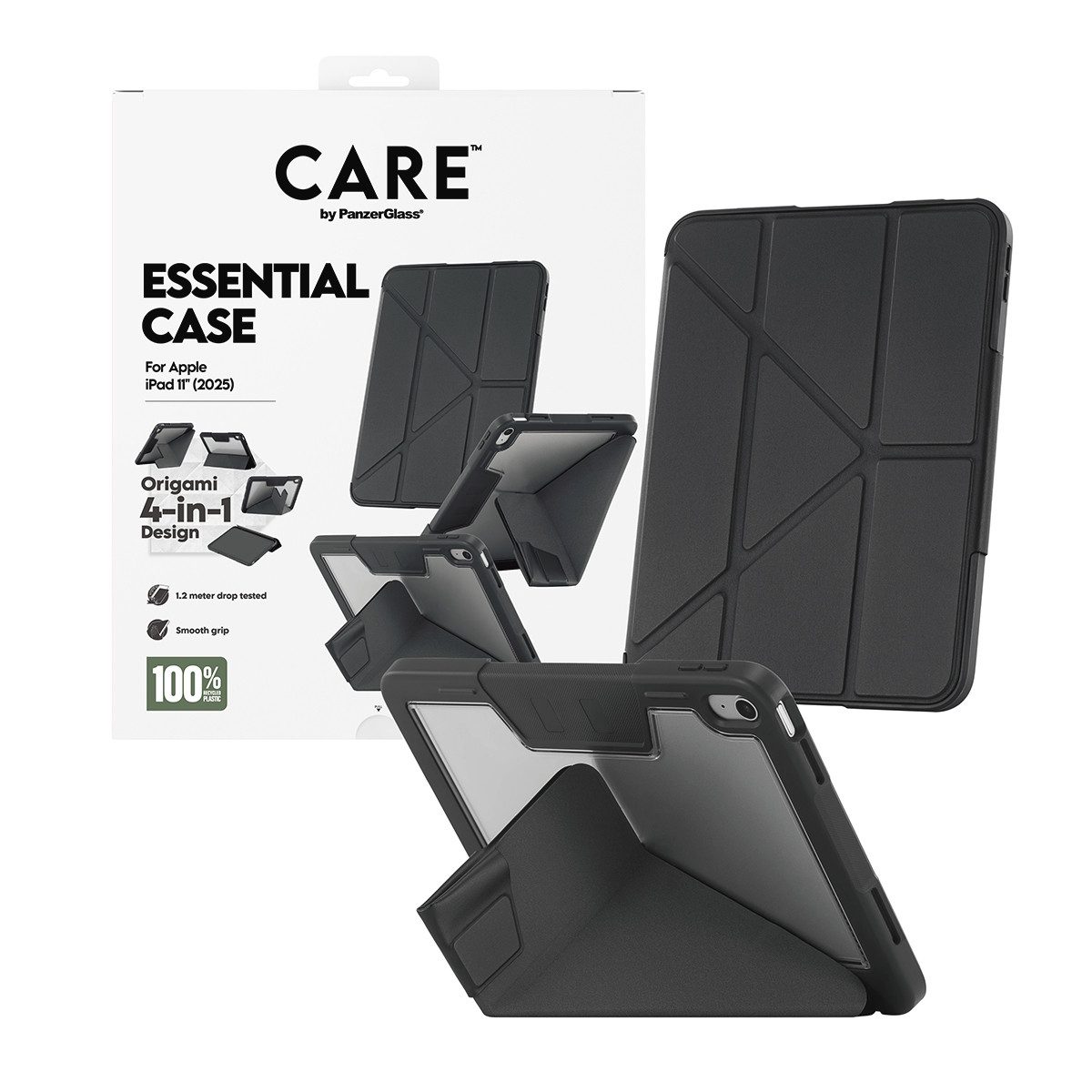CARE by PanzerGlass Tablet-Hülle Essential Case für iPad 11" (2025), Backcover, Schutzhülle, Tabletschutzhülle, Case, Schutzcase, stoßfest