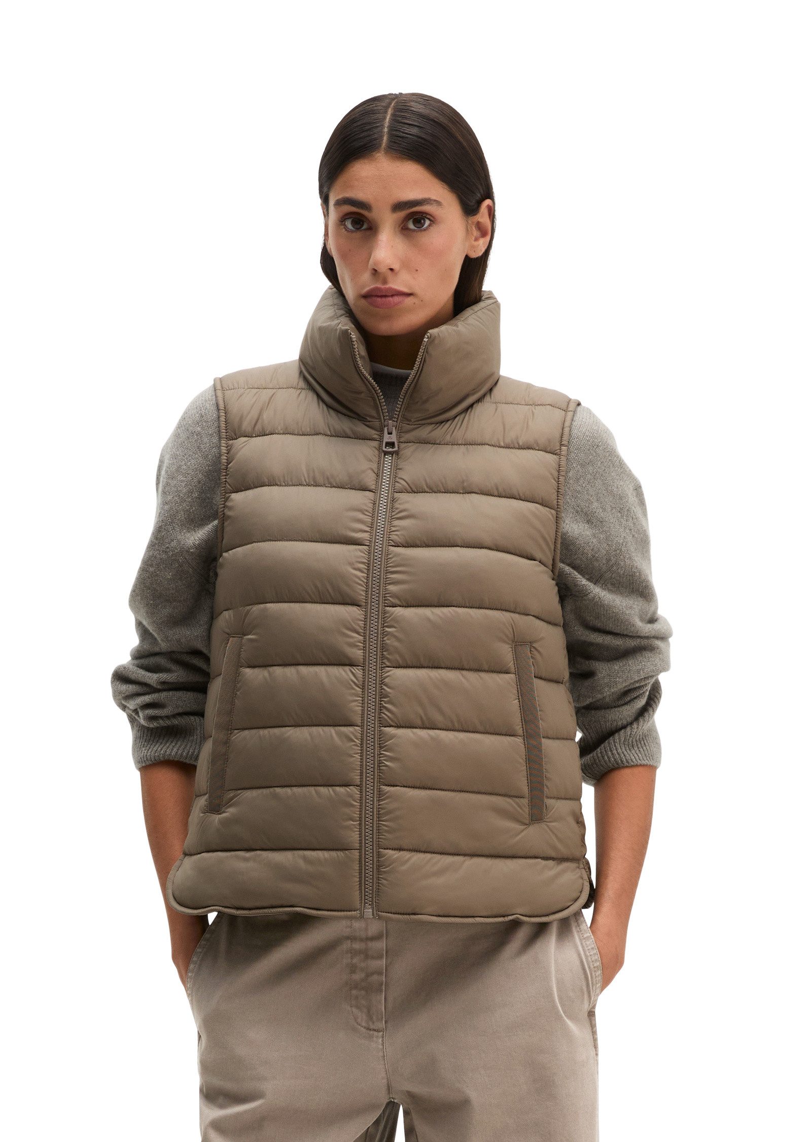 Marc O'Polo Steppweste mit recycelten Materialien