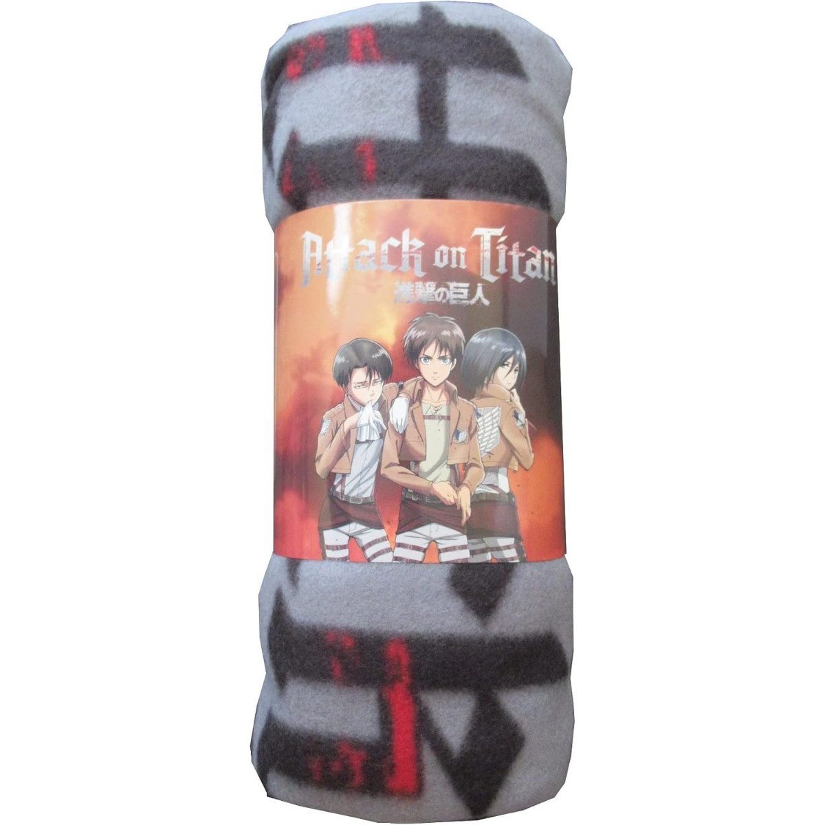 Wohndecke - Decke 130 x 170 cm Kuscheldecke Weich, Attack on Titan