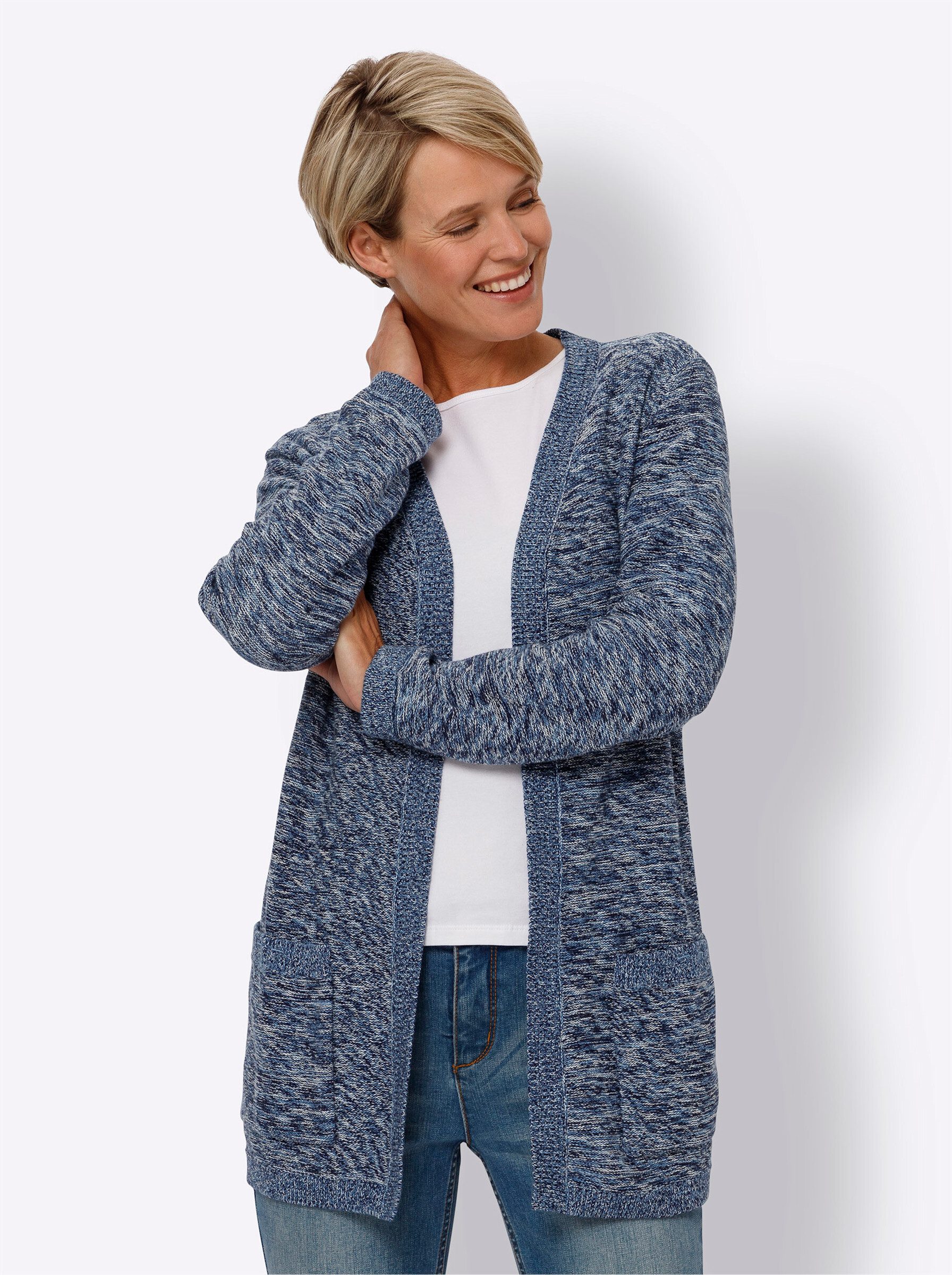 Sieh an! Strickjacke Longstrickjacke . günstig online kaufen