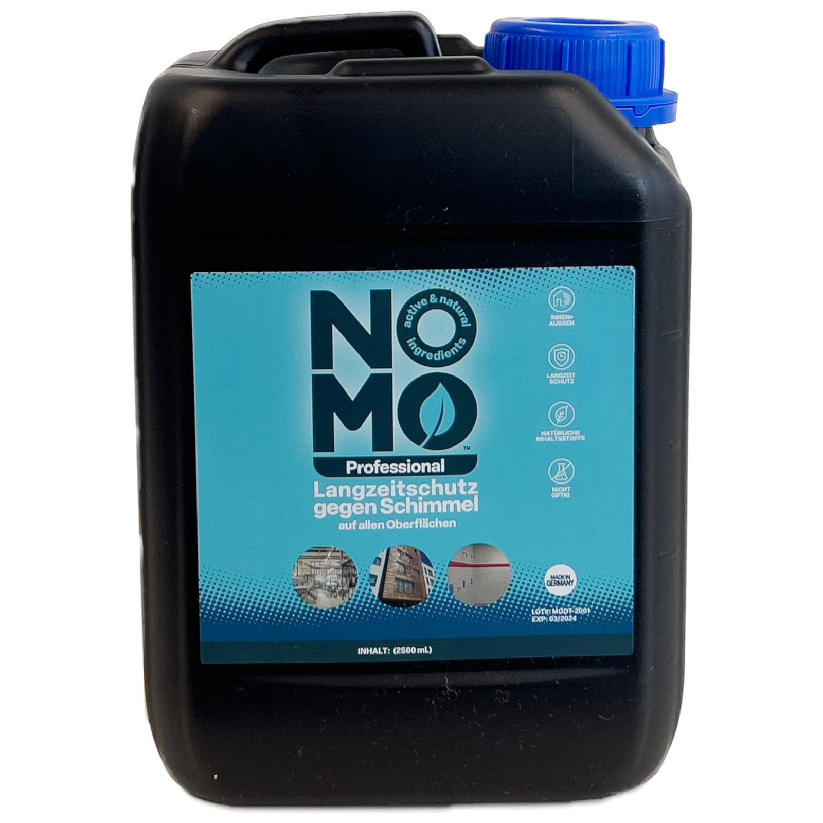 Schimmelentferner 2,5 Professional Langzeitschutz gegen - NOMO Liter Schimmel