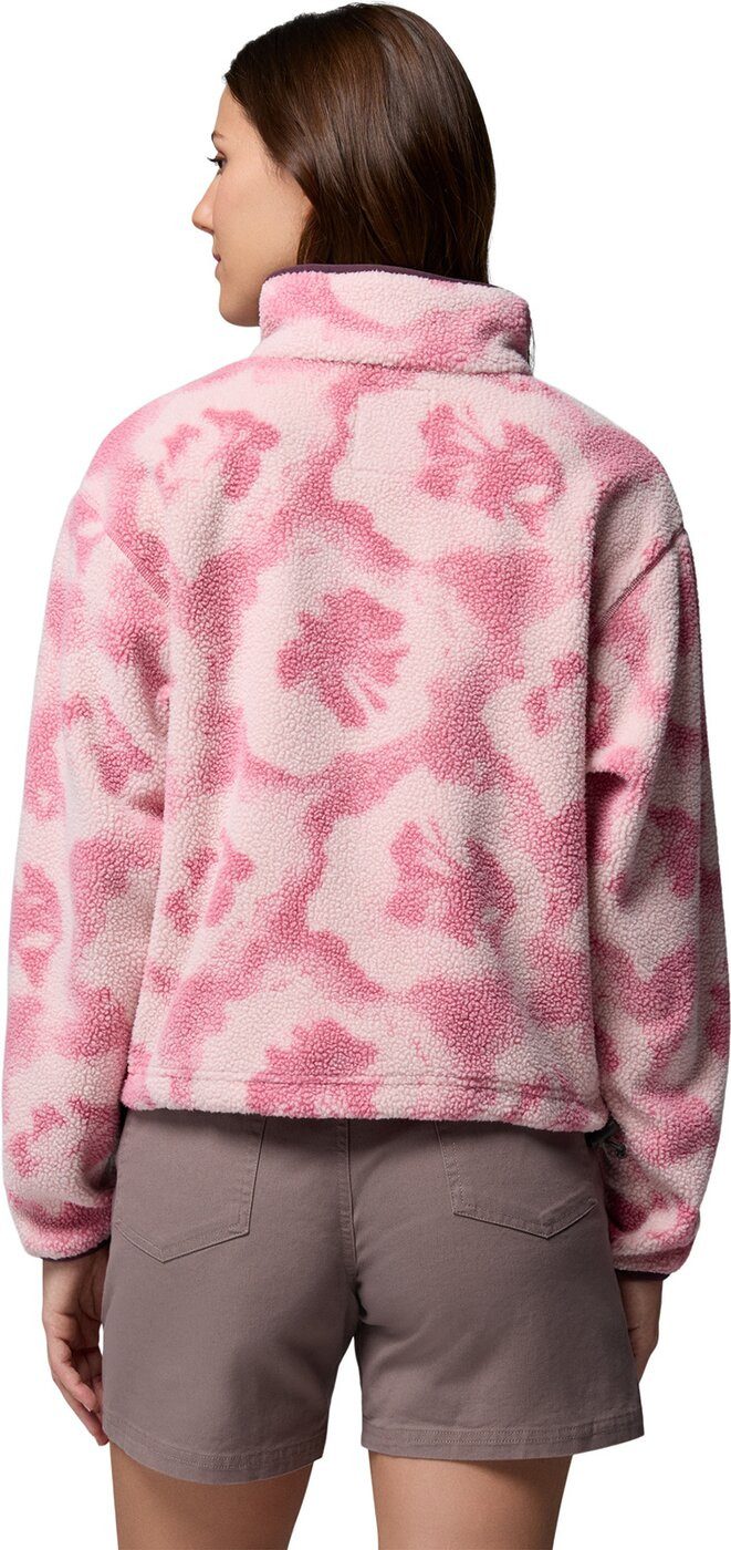 Columbia Sweatshirt Helvetia II Printed Cropped Half Sn ROSETTE, SPRAYFLOWER