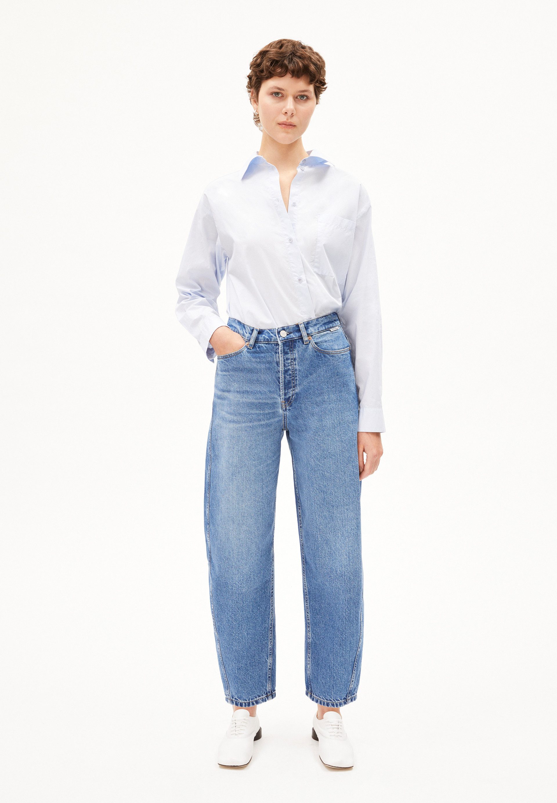 Armedangels Boyfriend-Jeans BAARLY Barrel Jeans recycelte günstig online kaufen