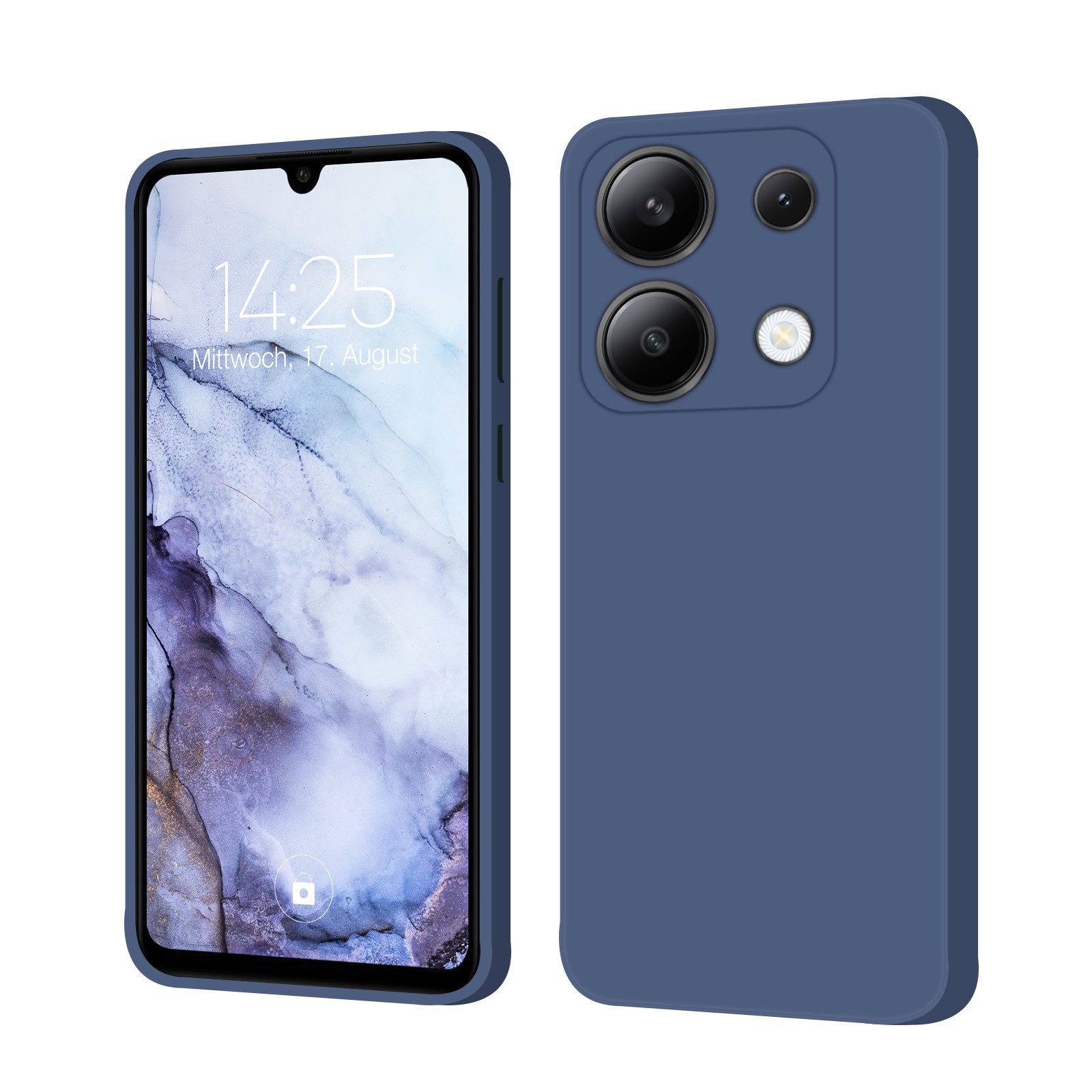 Tec-Expert Handyhülle SoftGrip Cover Hülle für Xiaomi Redmi Note 13 Pro 5G, Handy Case Bumper integrierter Kameraschutz flexibel