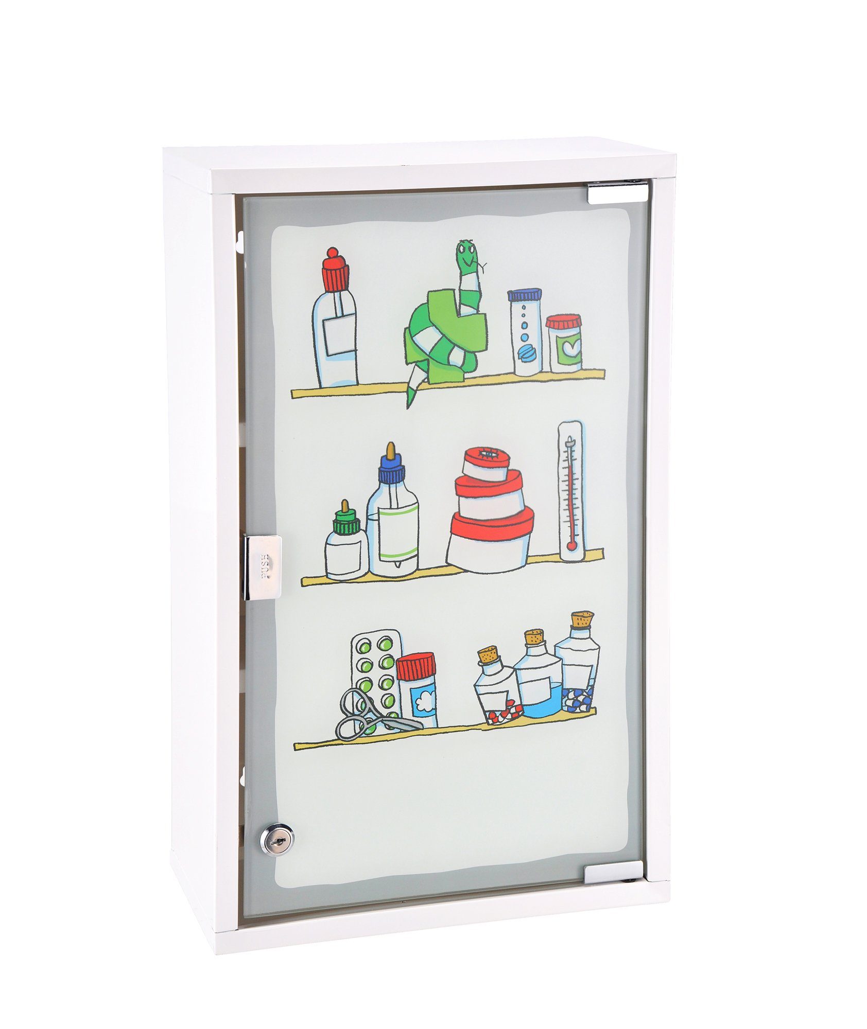 Haushalt International Medizinschrank Erste Hilfe Verbandsschrank Wandschrank