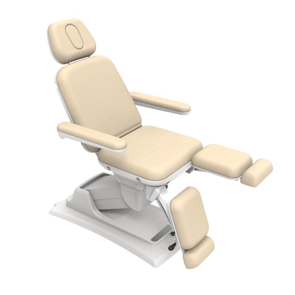 PROMAFIT Massageliege Kosmetikliege Therapieliege Elektrisch Höhenverstellbar "Beauty" (1-St), Länge: ca. 194 - 214 cm, Breite: ca. 58 cm (ohne Armlehne)