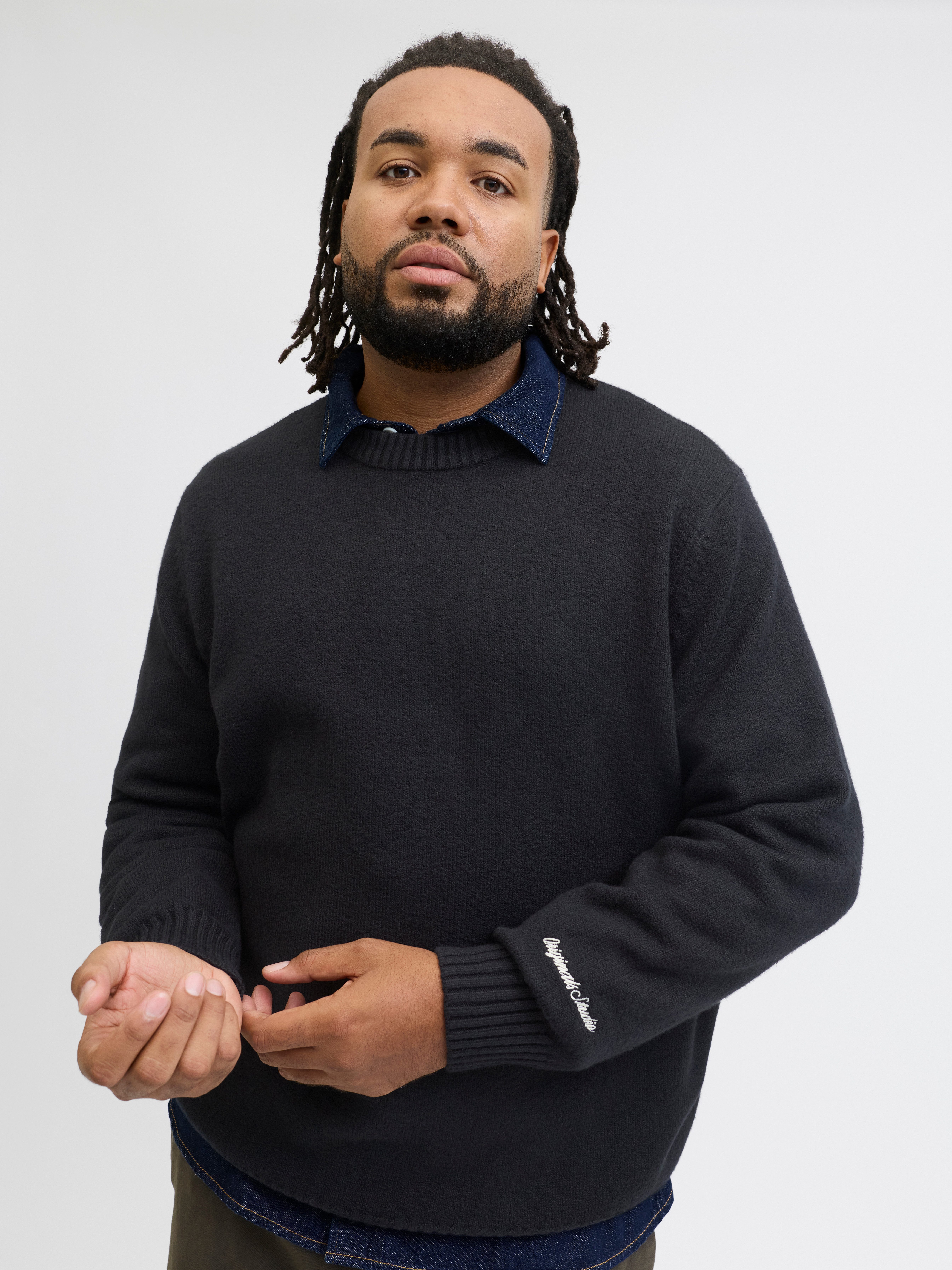 Jack & Jones PlusSize Strickpullover JORNORREBRO KNIT CREW NECK PLS günstig online kaufen