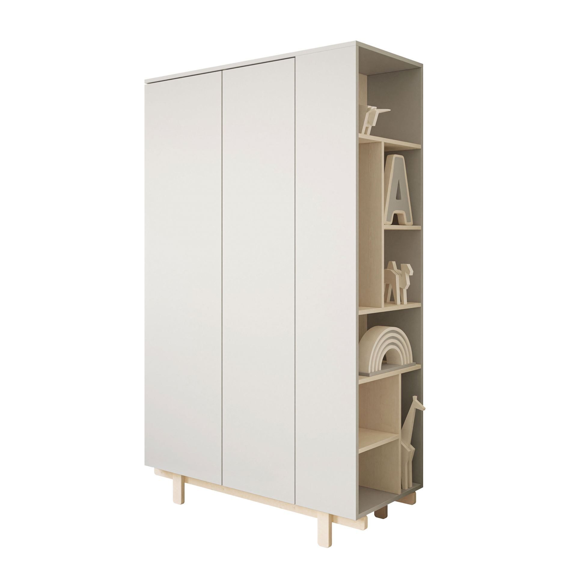 Lookway Kleiderschrank für Kinder BASIC Breite 115cm