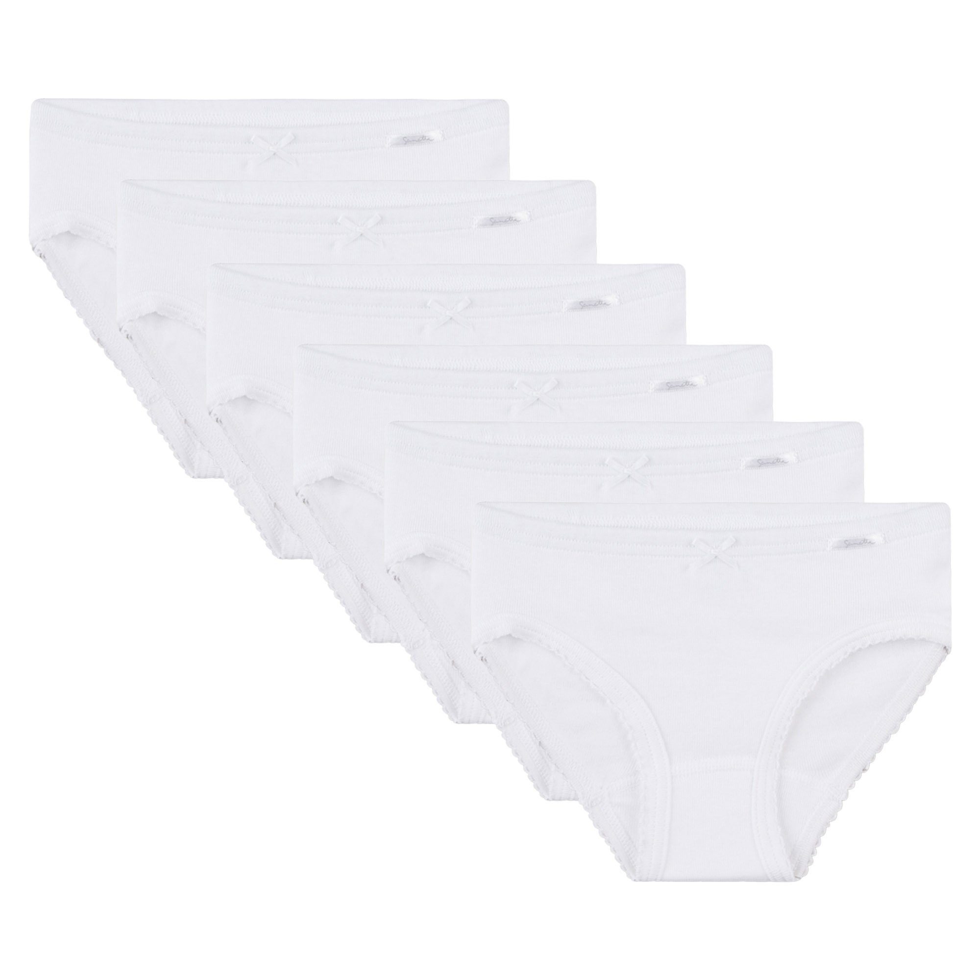 Slip Mädchen Slip 6er Pack Baumwolle