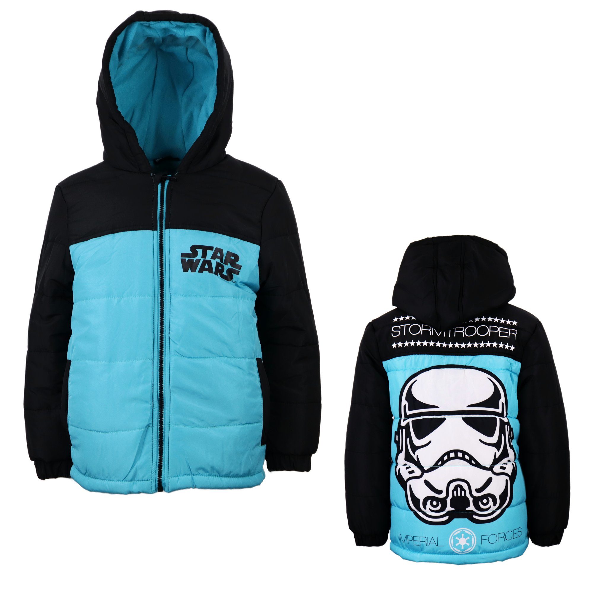 Star Wars Winterjacke »Storm Trooper Jungen Kinder Jacke« Gr. 110 bis 140,  mit Kapuze und gefüttert online kaufen | OTTO