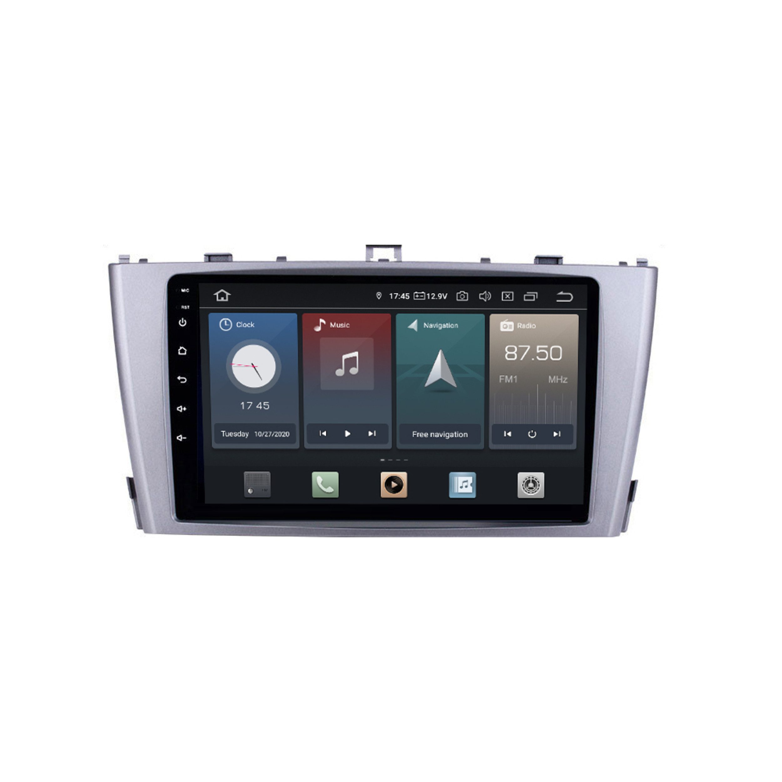 Für Toyota Avensis 9" Touch Android Autoradio GPS CarPlay AndroidAuto Einbau-Navigationsgerät