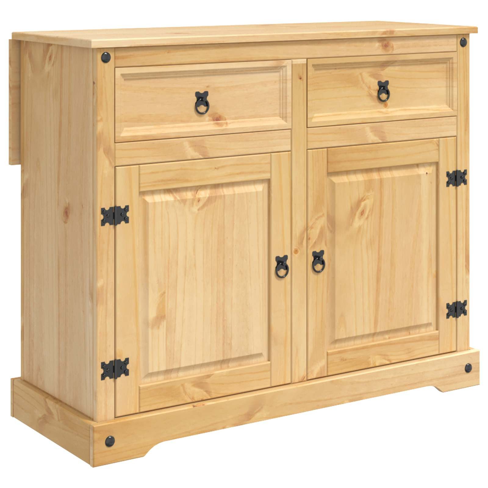 vidaXL Kücheninsel Kücheninsel Set 2 Stk. Honigwachs 112 x 70 x 91,5 cm