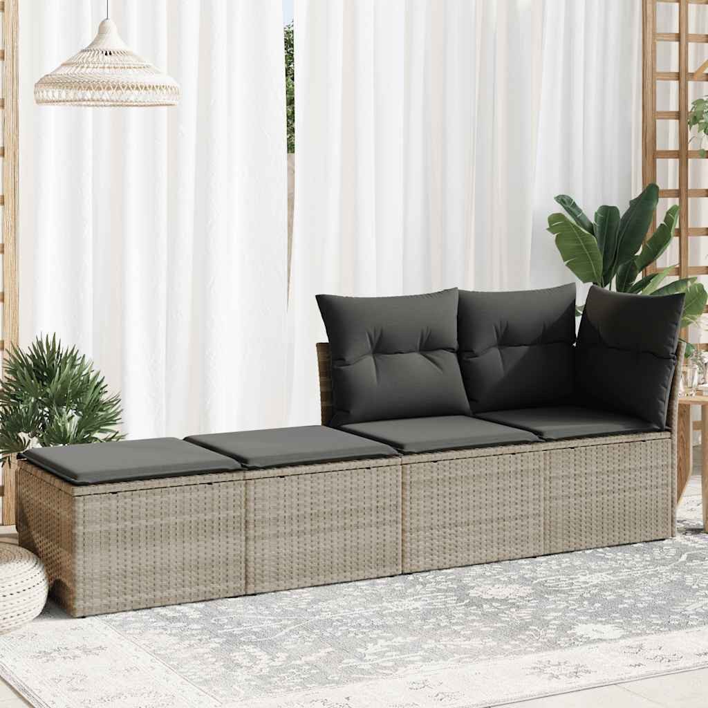 vidaXL Gartenlounge-Set 2-tlg. Garten-Sofagarnitur mit Kissen günstig online kaufen