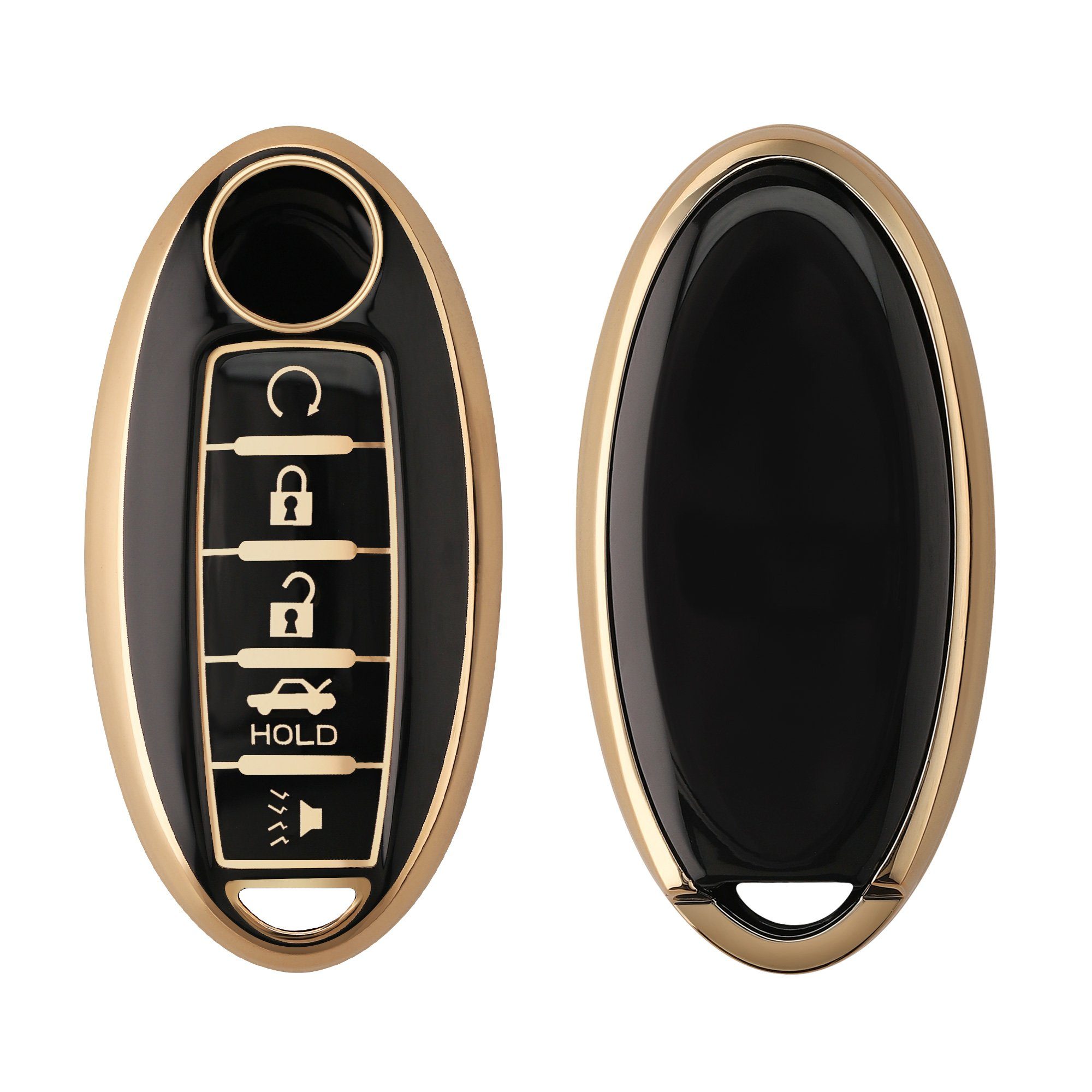 kwmobile Schlüsseltasche Autoschlüssel Silikon Cover Schlüsselhülle für, Hülle