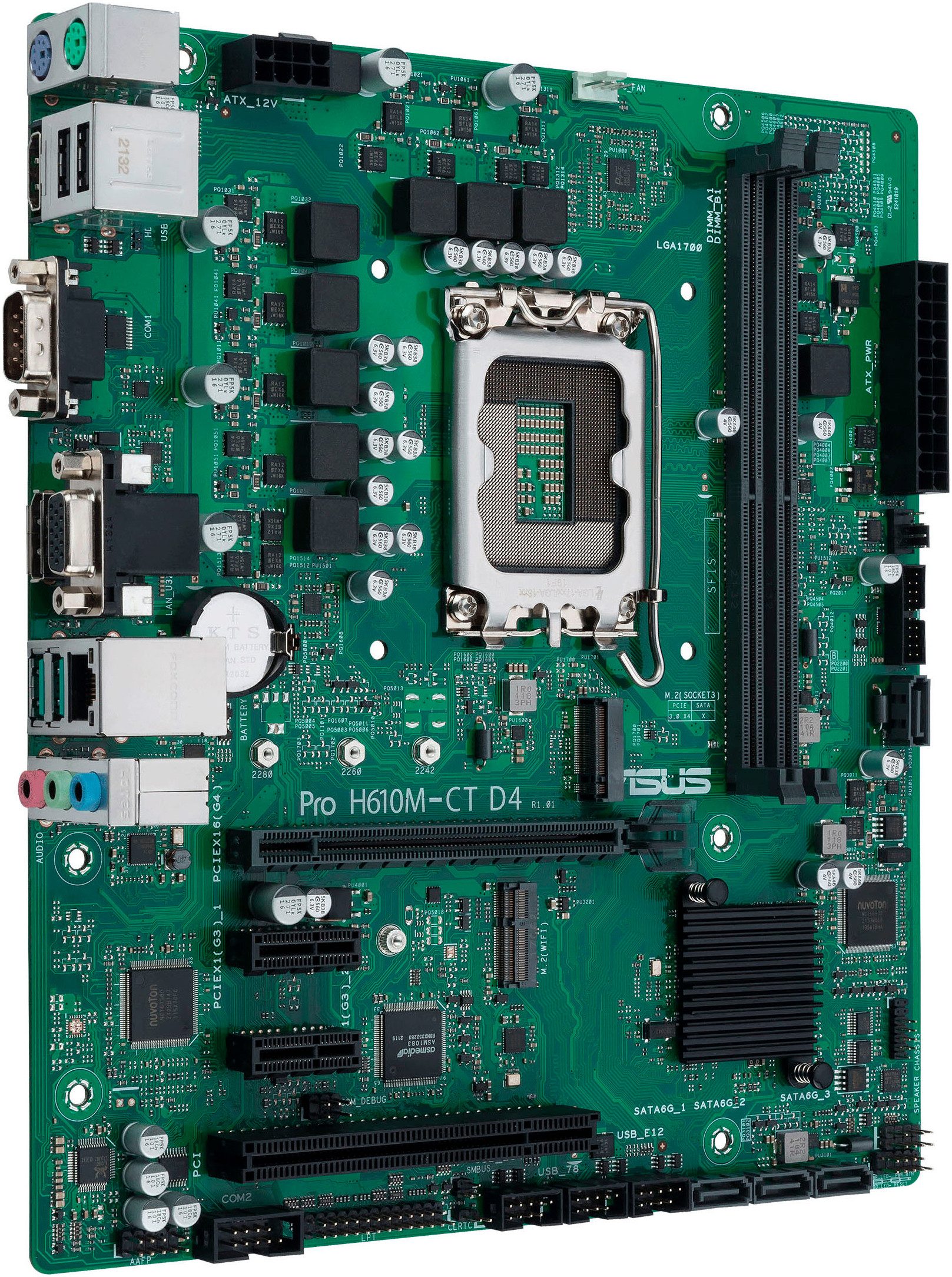 Asus PRO H610M-C D4-CSM Mainboard