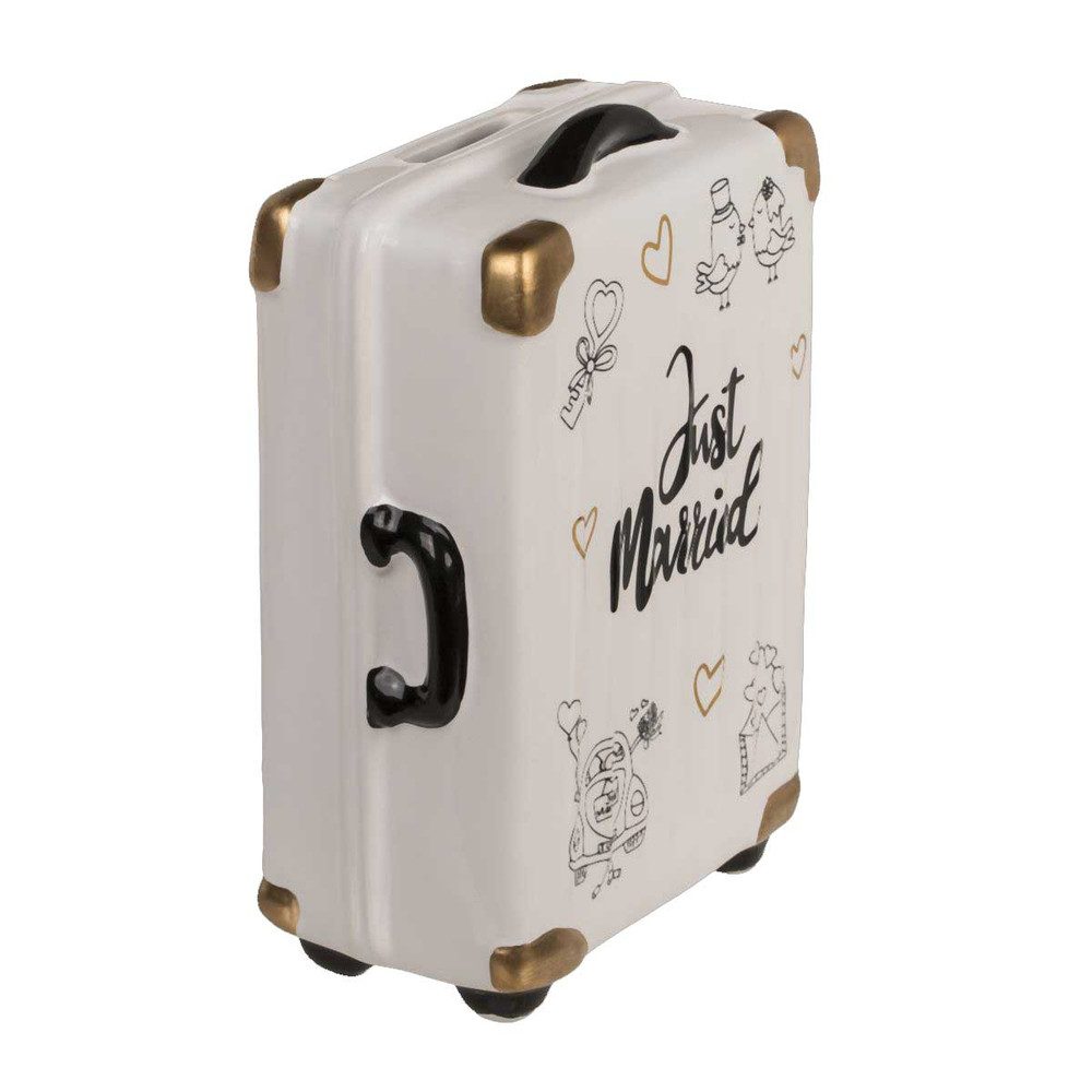 Out of the Blue Dekofigur Spardose - Koffertrolley - aus Keramik - ca. 11 x günstig online kaufen