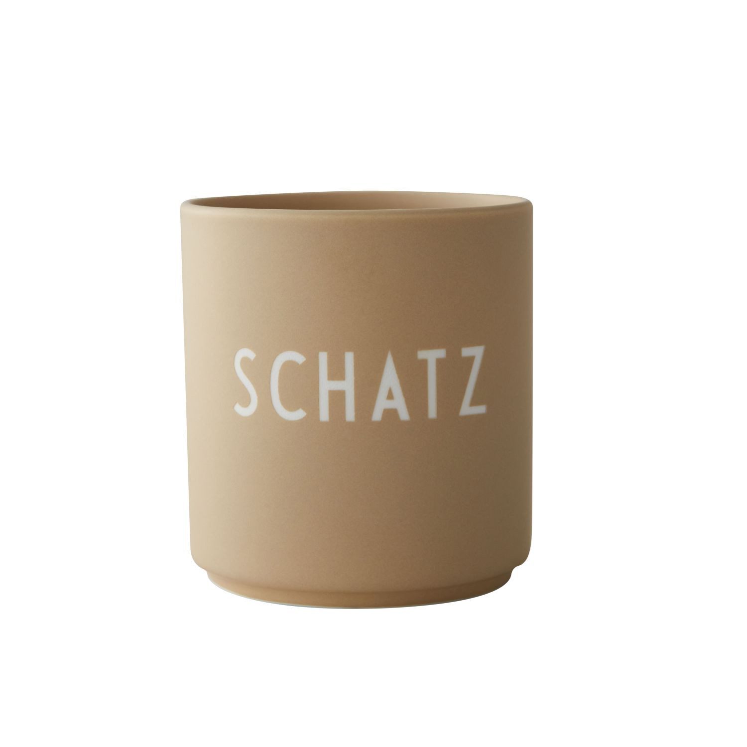 Design Letters Becher Favourite Cup Schatz, Porzellan