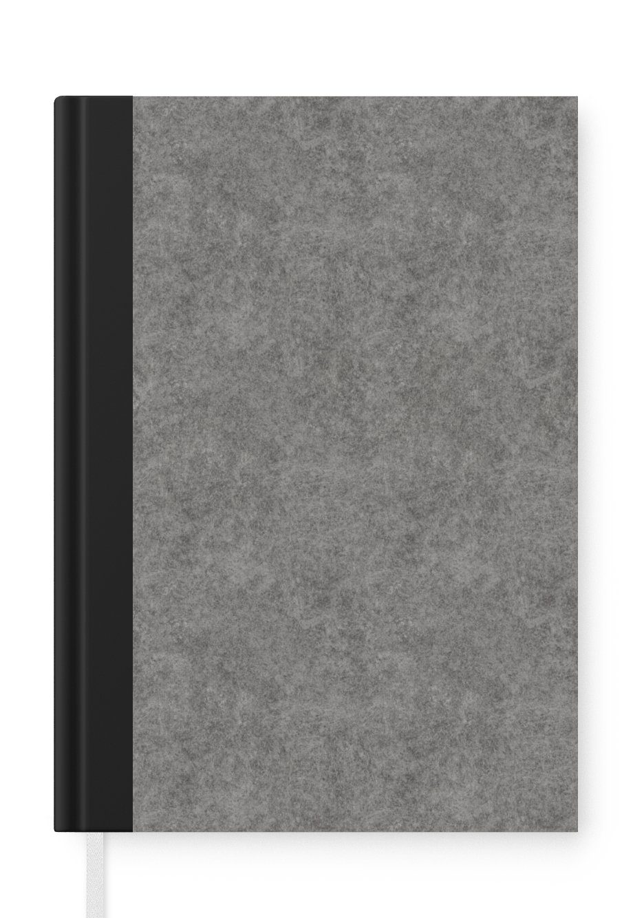 MuchoWow Notizbuch Beton - Textur - Muster, Journal, Merkzettel, Tagebuch, Notizheft, A5, 98 Seiten, Haushaltsbuch