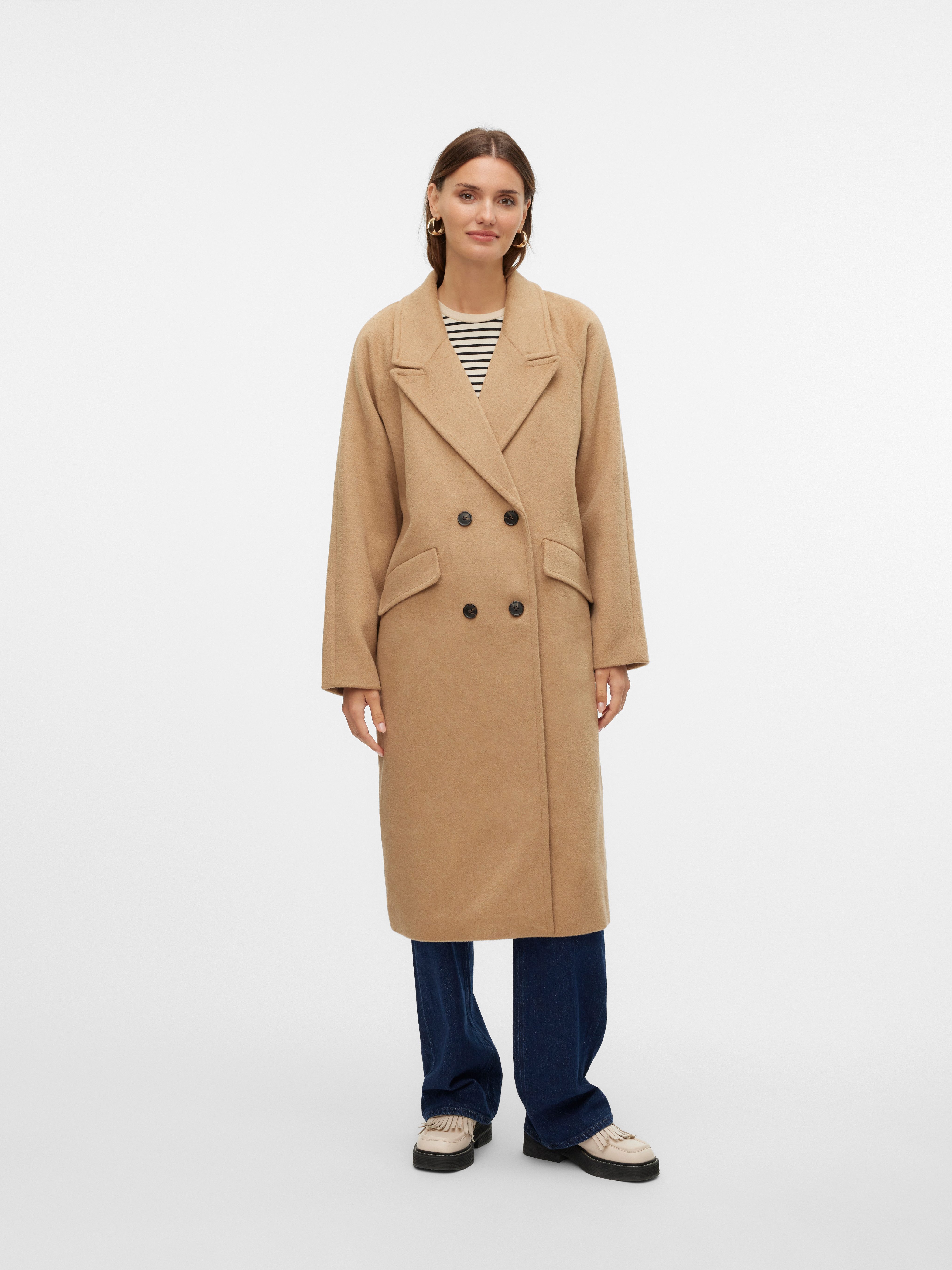 Vero Moda Langmantel VMHARPER LONG WOOL günstig online kaufen