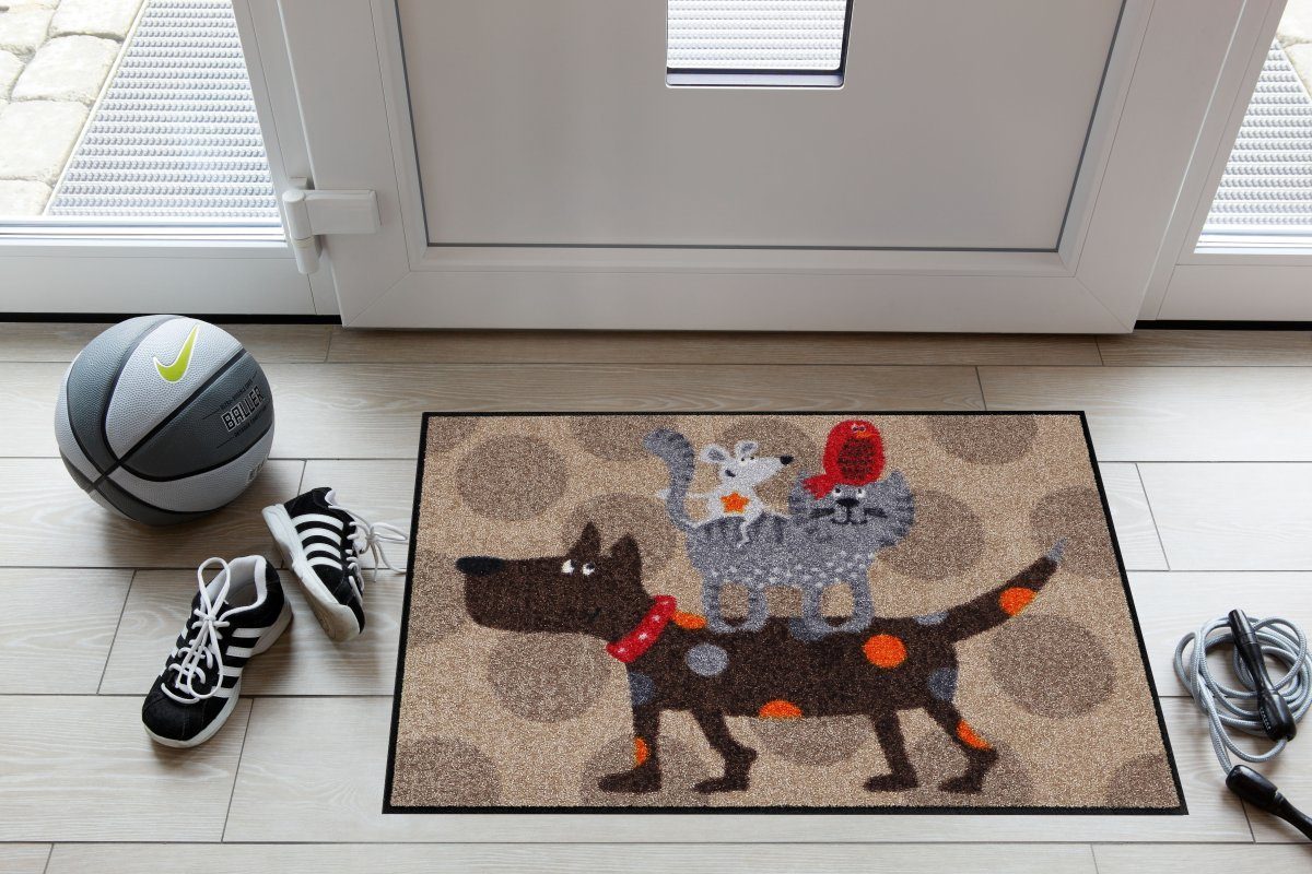 Salonloewe Fußmatte Salonloewe TIERTURM Fußmatte Wohnmatte 50 x 75 cm, Rech günstig online kaufen