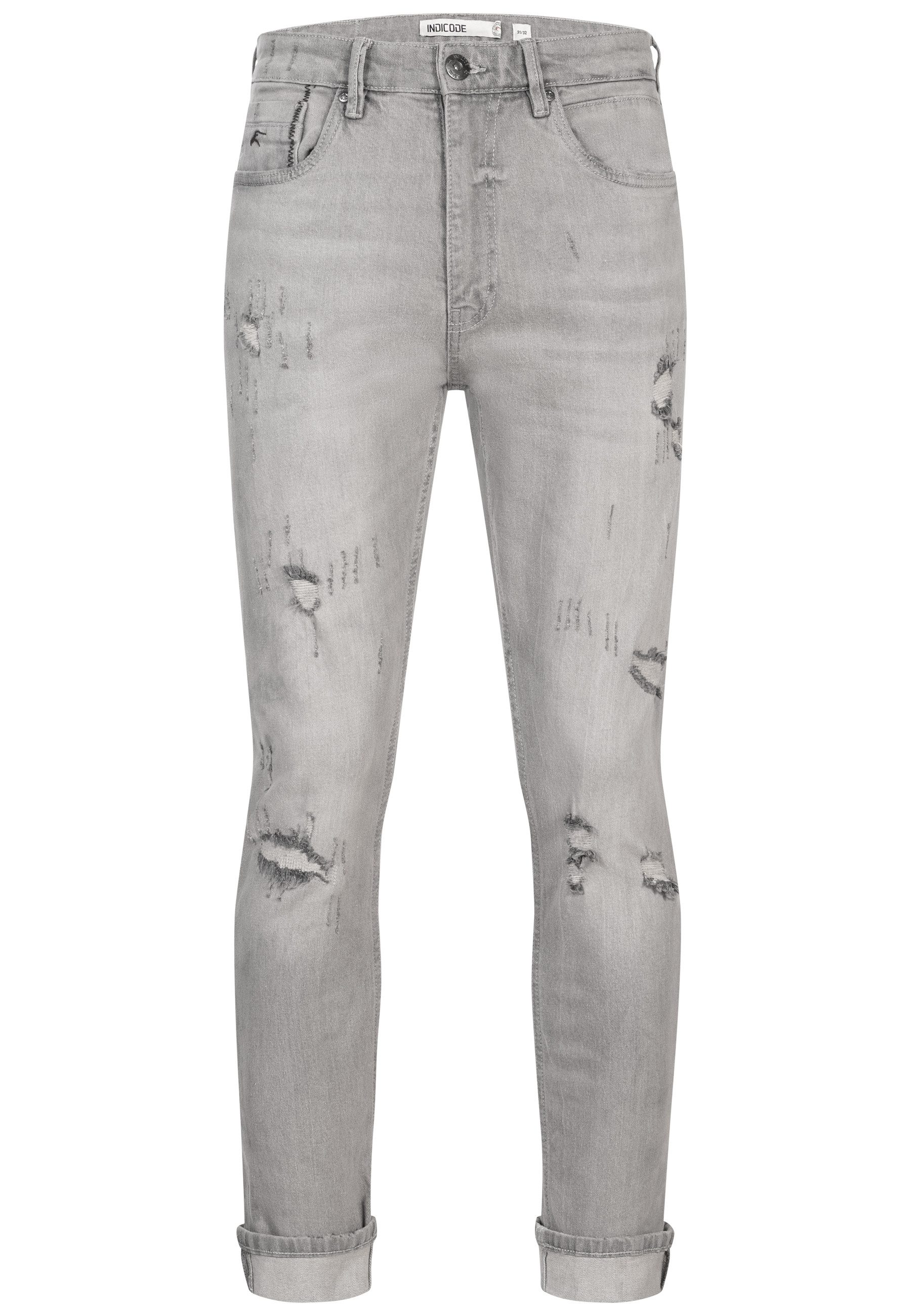 Indicode Regular-fit-Jeans INSmalinos Stylische Slim-Fit-Jeans mit günstig online kaufen