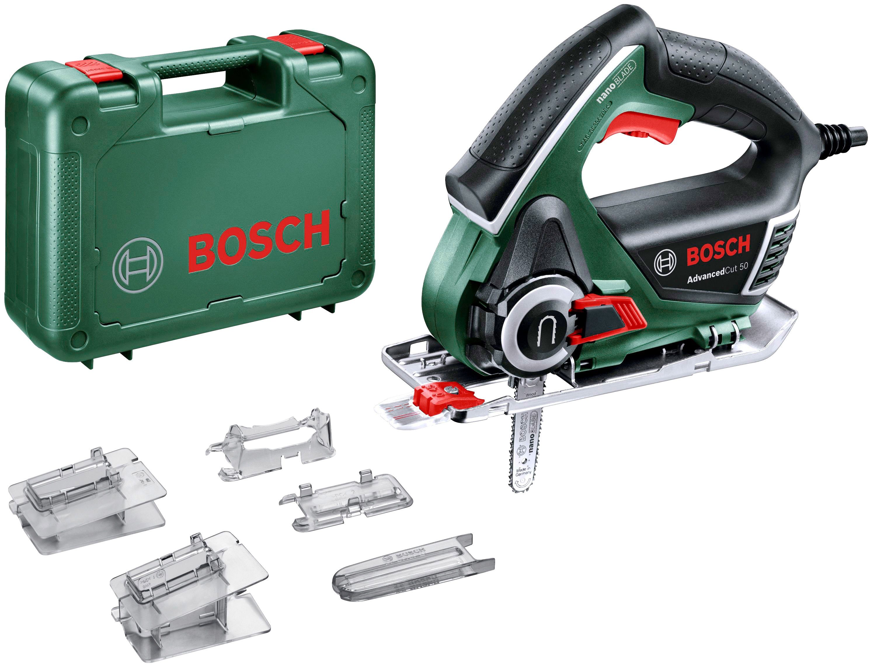 500 Home Multifunktionssäge inkl. Bosch Garden W, 50 & Set, Zubehör AdvancedCut nanoBLADE-Säge,