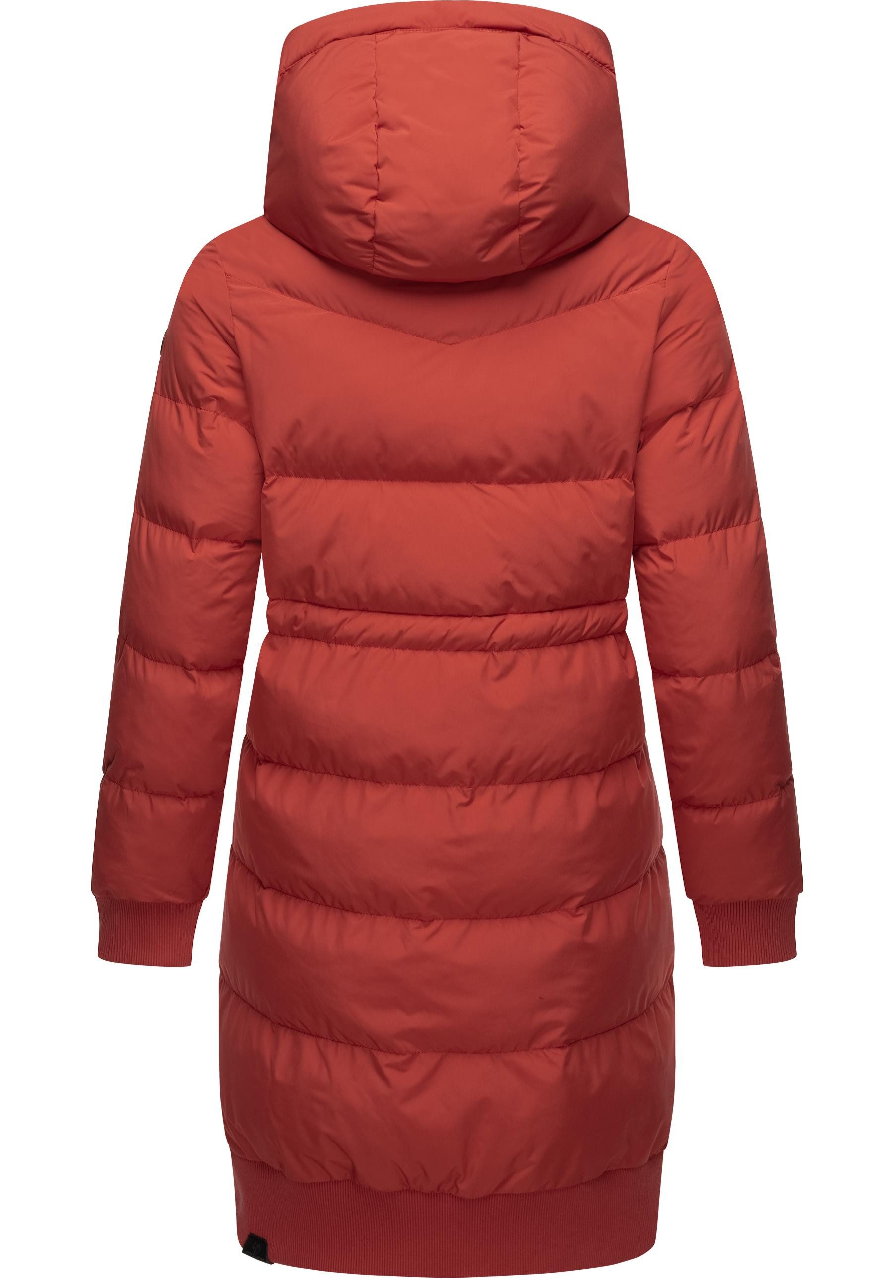 Ragwear Steppmantel Briosh Wasserdichter Damen Wintermantel mit Kapuze