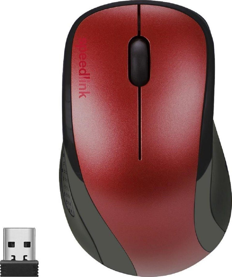 Speedlink KAPPA ergonomische Maus (Funk, Wireless, 2400 dpi, kabellos optischer Maussensor)