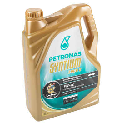 Petronas Multifunktionsöl Petronas Syntium 3000 E Motoröl Öl 5W40 5 Liter 18055019, 5000 ml