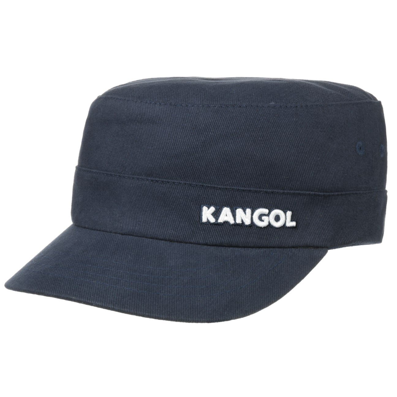 Kangol Army Cap (1-St) Fullcap mit Schirm blau