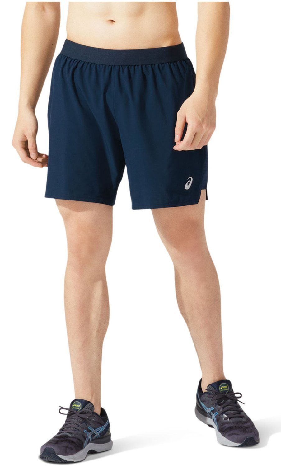 7IN FRENCH BLUE/FRENCH ROAD 2-N-1 BLUE SHORT Asics Laufshorts