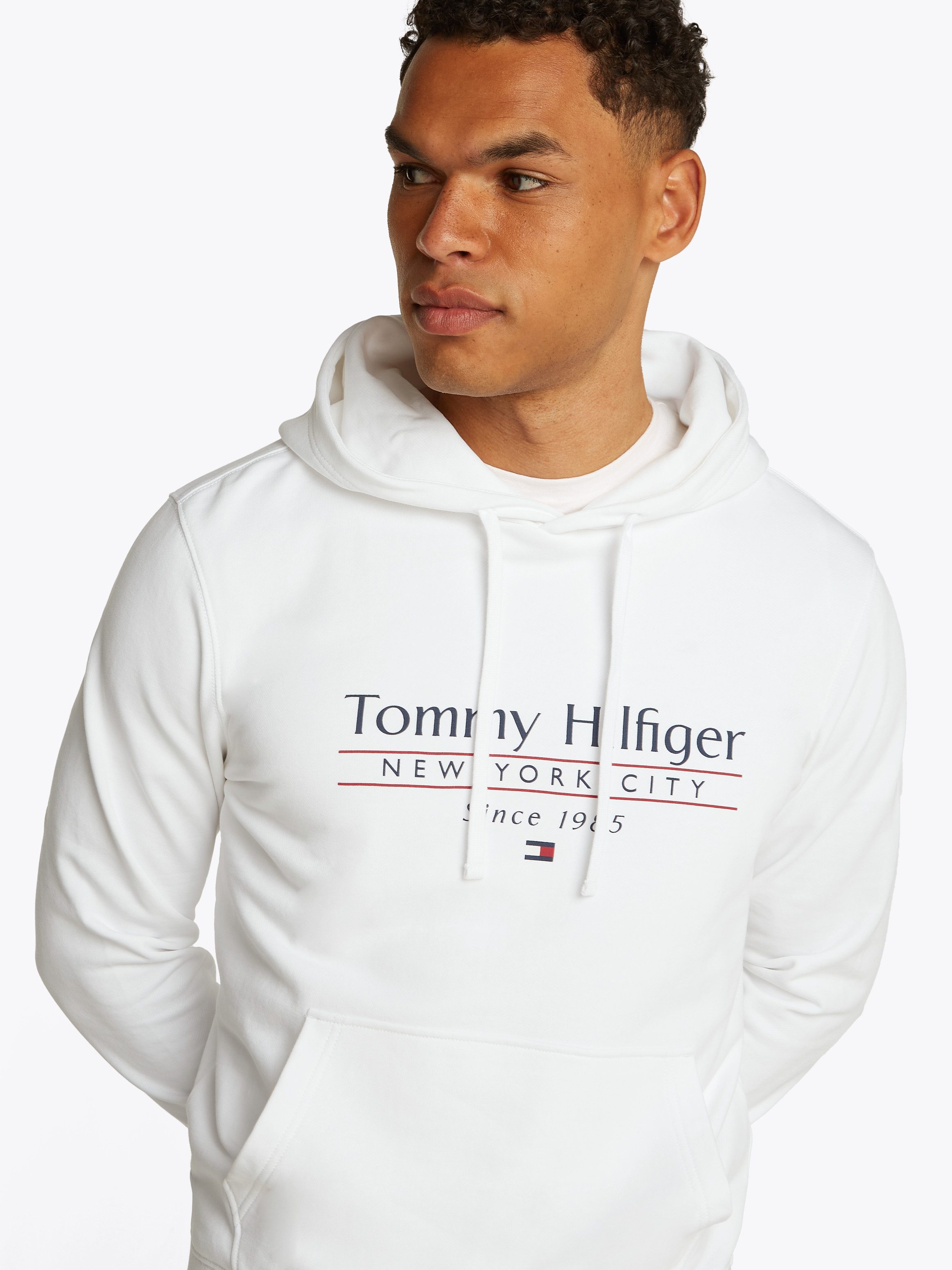 Tommy Hilfiger Hoodie HILFIGER CENTER STACK günstig online kaufen