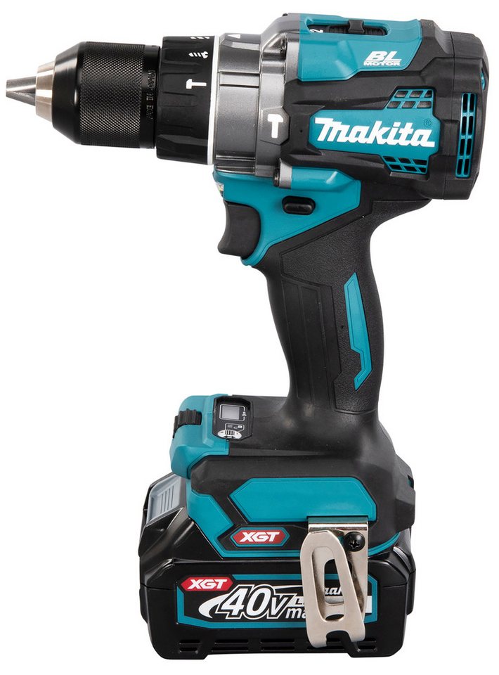Thumbnail - Makita Akku-Schlagbohrschrauber HP001GD201, max. 2600 U/min, inkl. 2 Akkus und Schnellladegerät