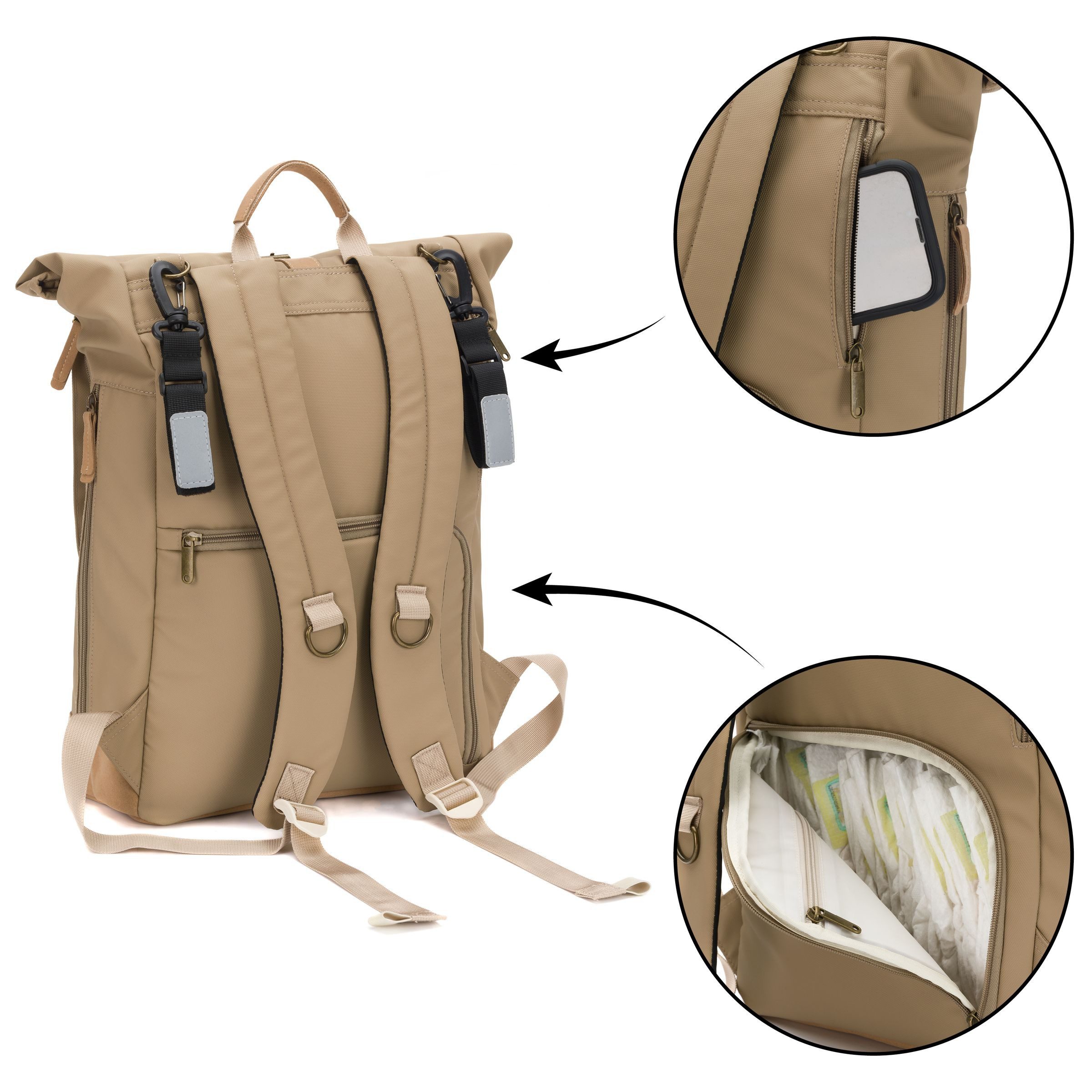 Fillikid Wickeltasche Wickelrucksack Berlin