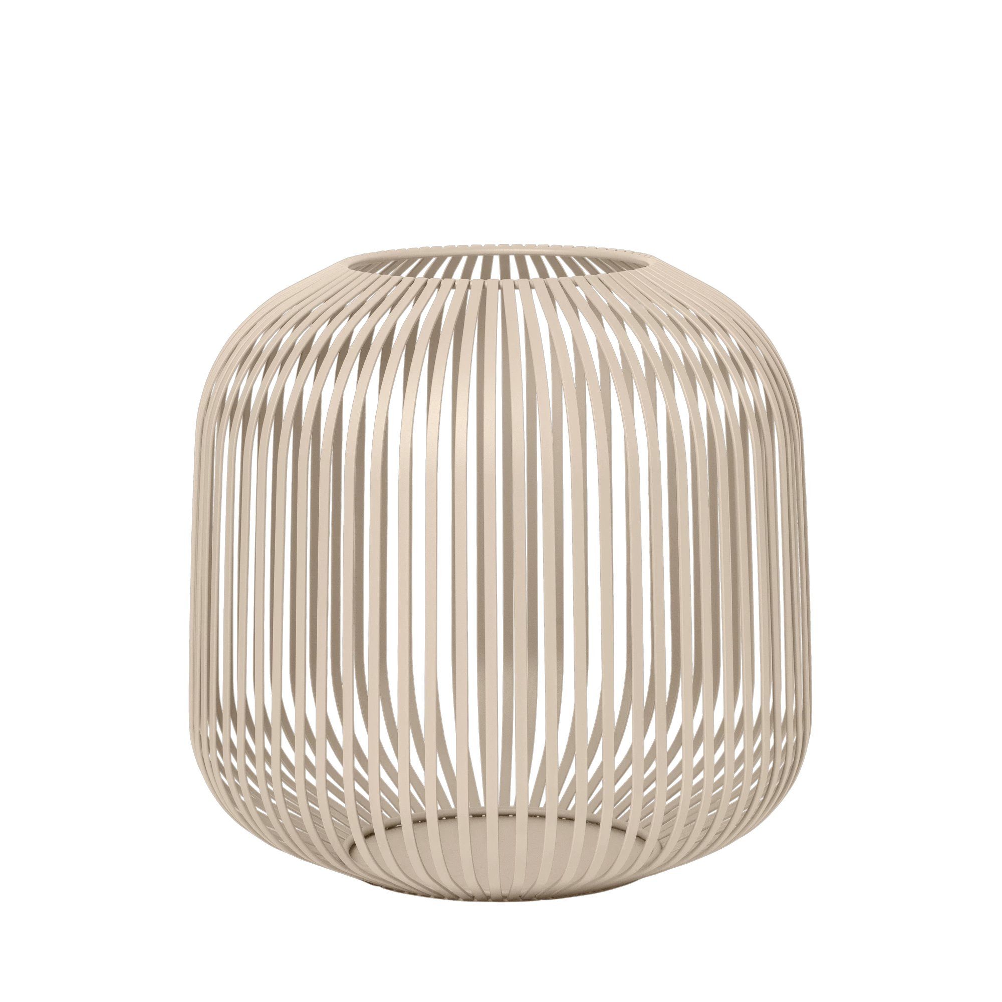 blomus Windlicht -LITO- Laterne, Windlicht, Kerzenhalter: Modernes Design (SIZE M), pulverbeschichtete Stahlstreben