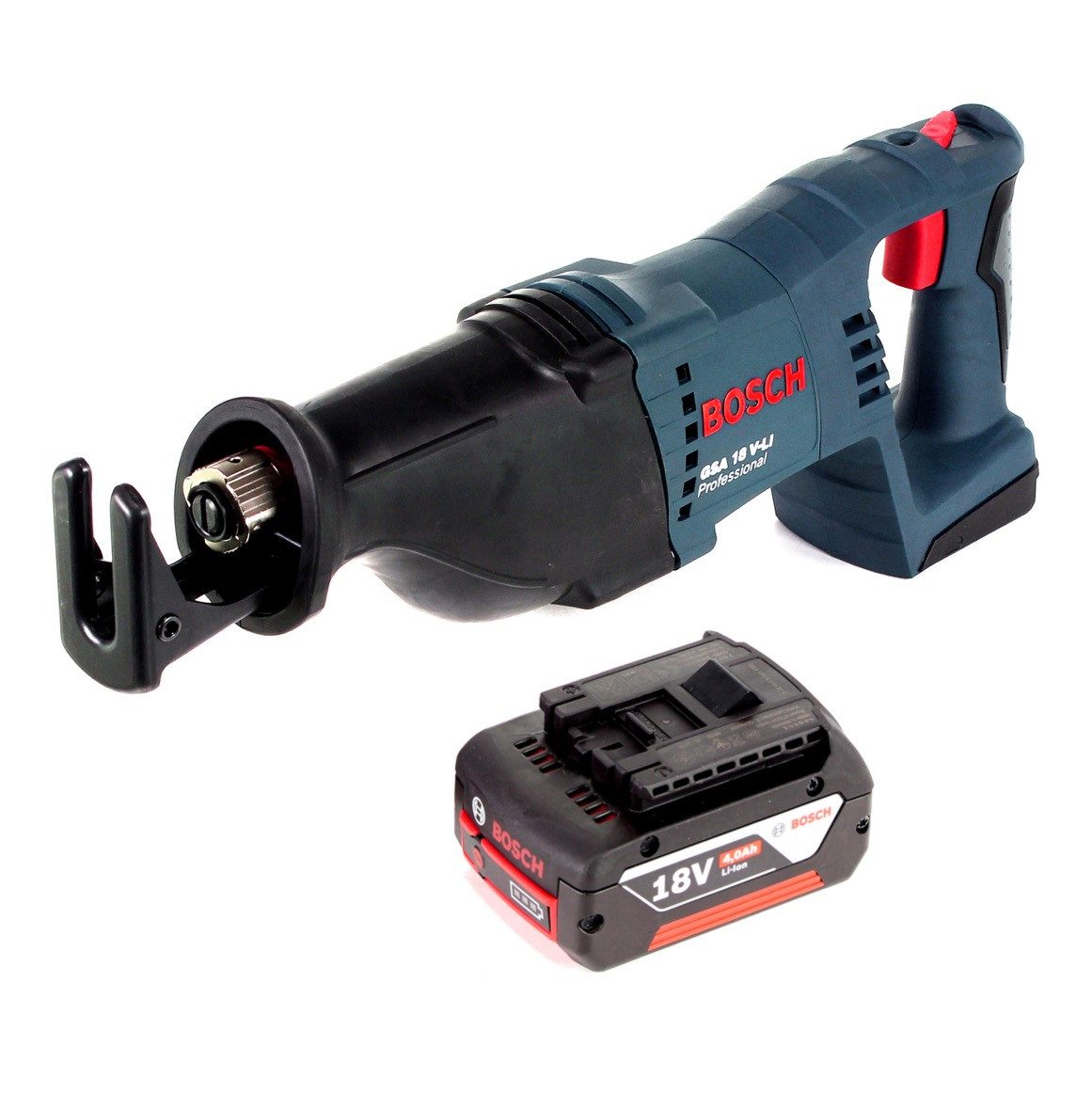 Bosch Professional Akku-Reciprosäge GSA 18 V-Li Akku Säbelsäge 18V + 1x Akku 4,0Ah