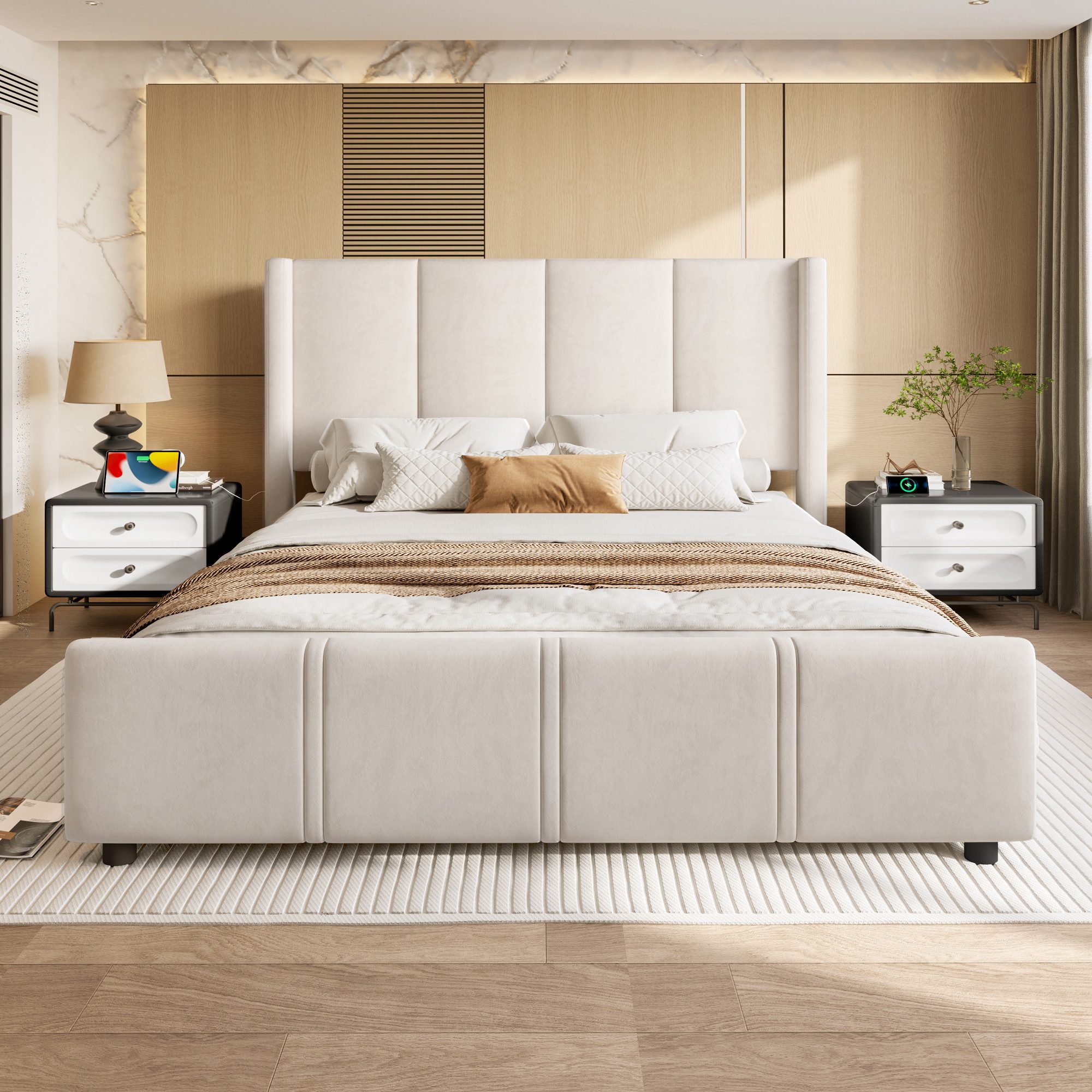 STILVORA Polsterbett 140x200 Funktionsbett mit matratze,Jugendbett günstig online kaufen