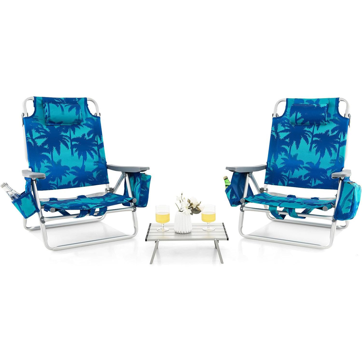 KOMFOTTEU Campingstuhl Strandstuhl (Set, 2 St), günstig online kaufen